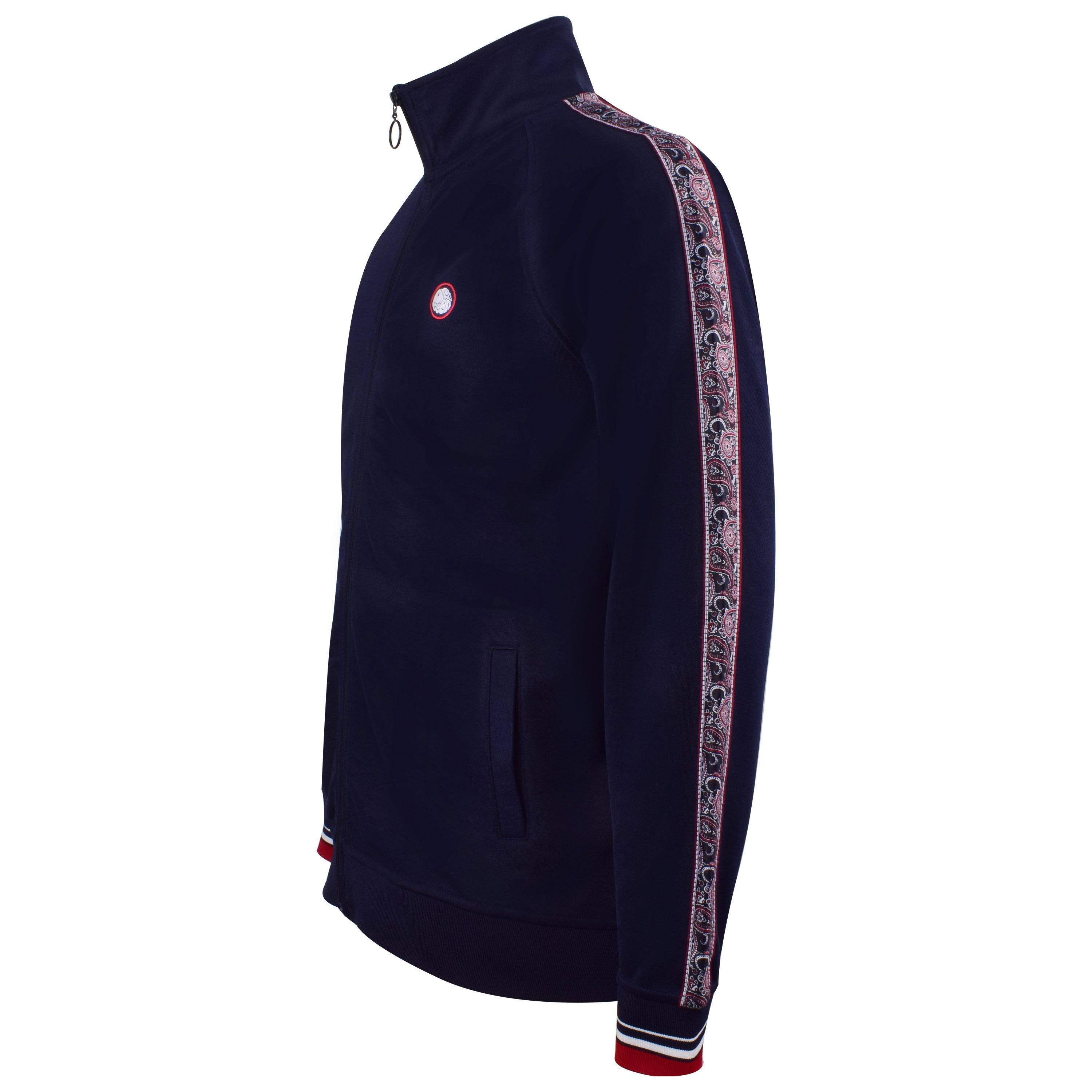 Marineblå - Pretty Green - Eclipse Tape Tracksuit Top - 3