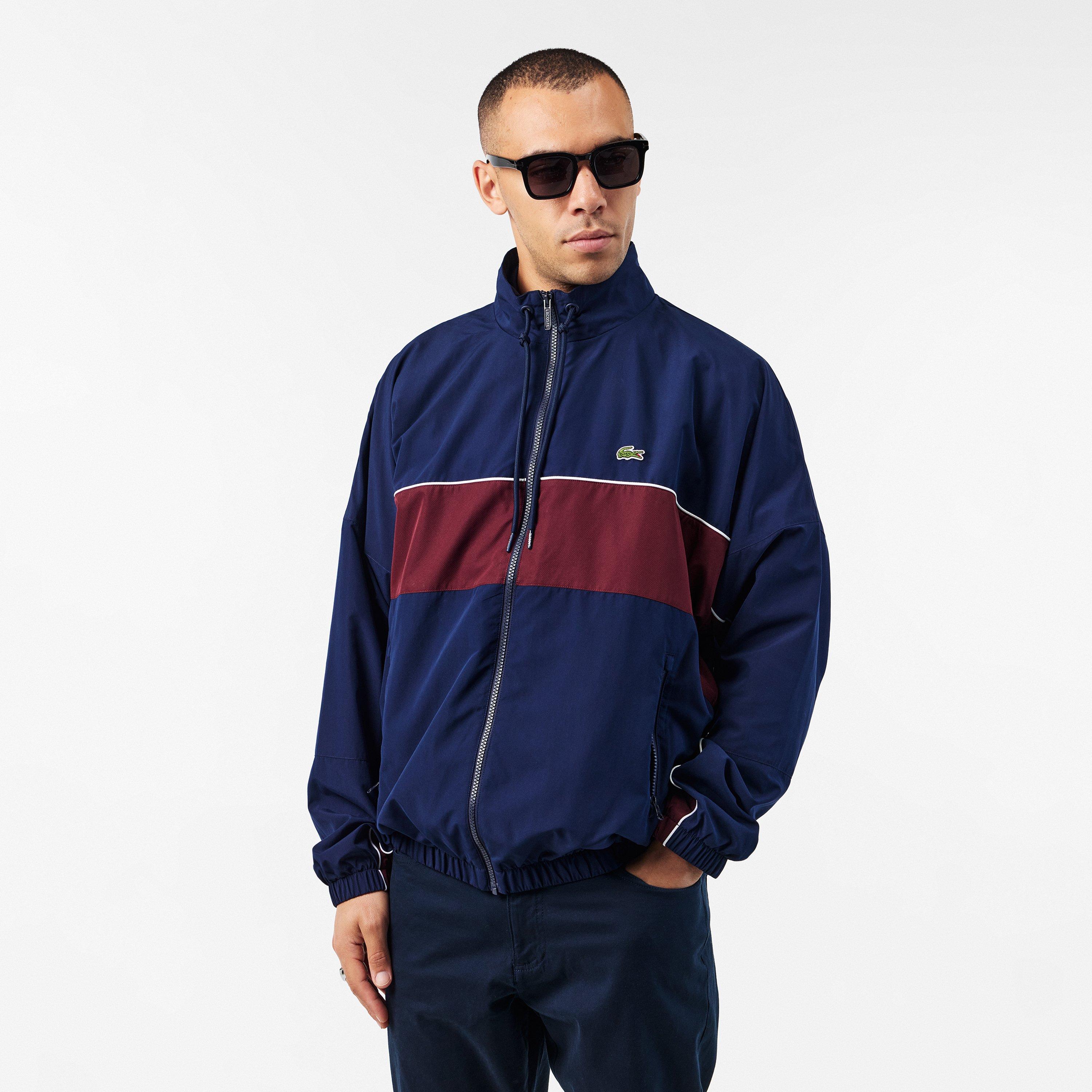 Navy/Expresso - Lacoste - Blouson Tracksuit Top - 3