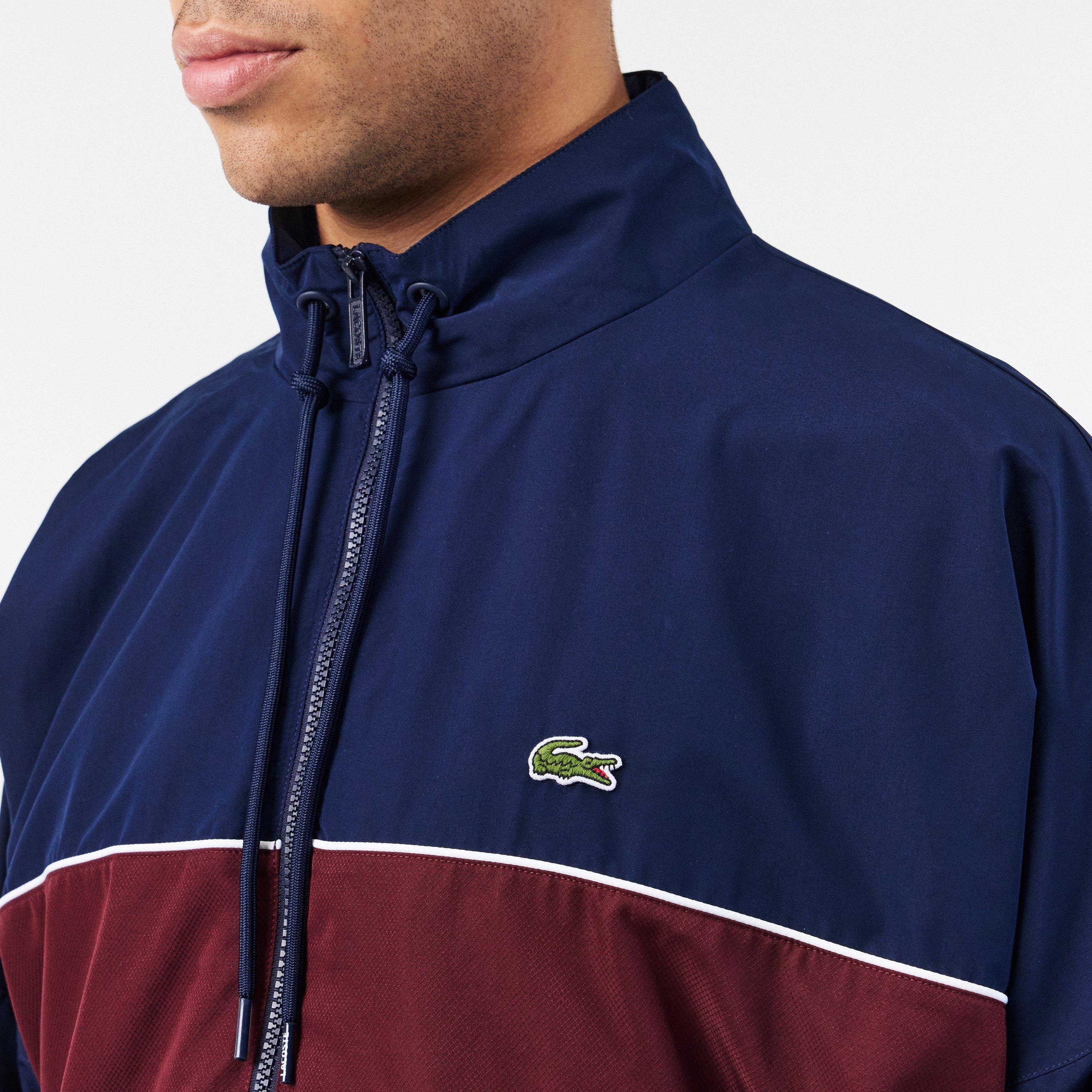 Navy/Expresso - Lacoste - Blouson Tracksuit Top - 5