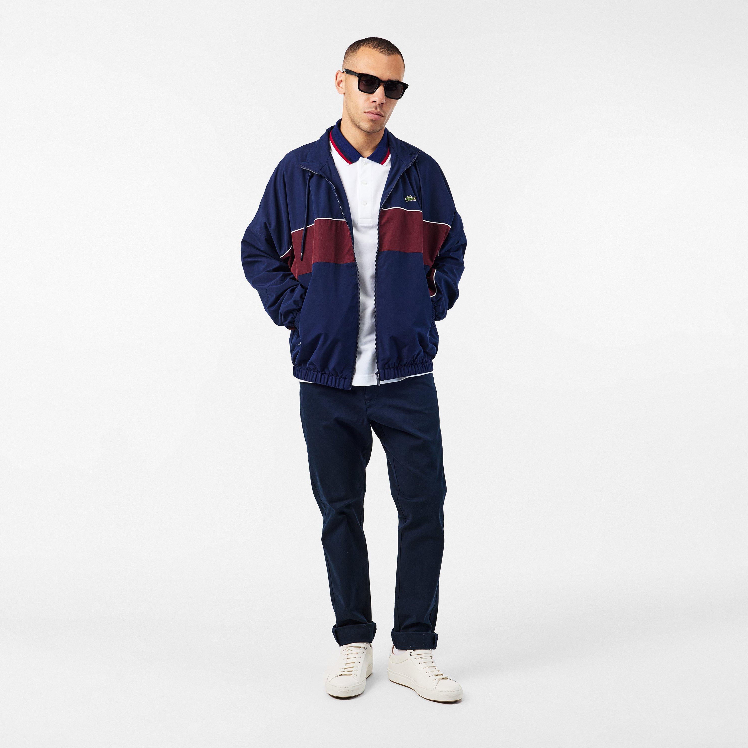 Navy/Expresso - Lacoste - Blouson Tracksuit Top - 6