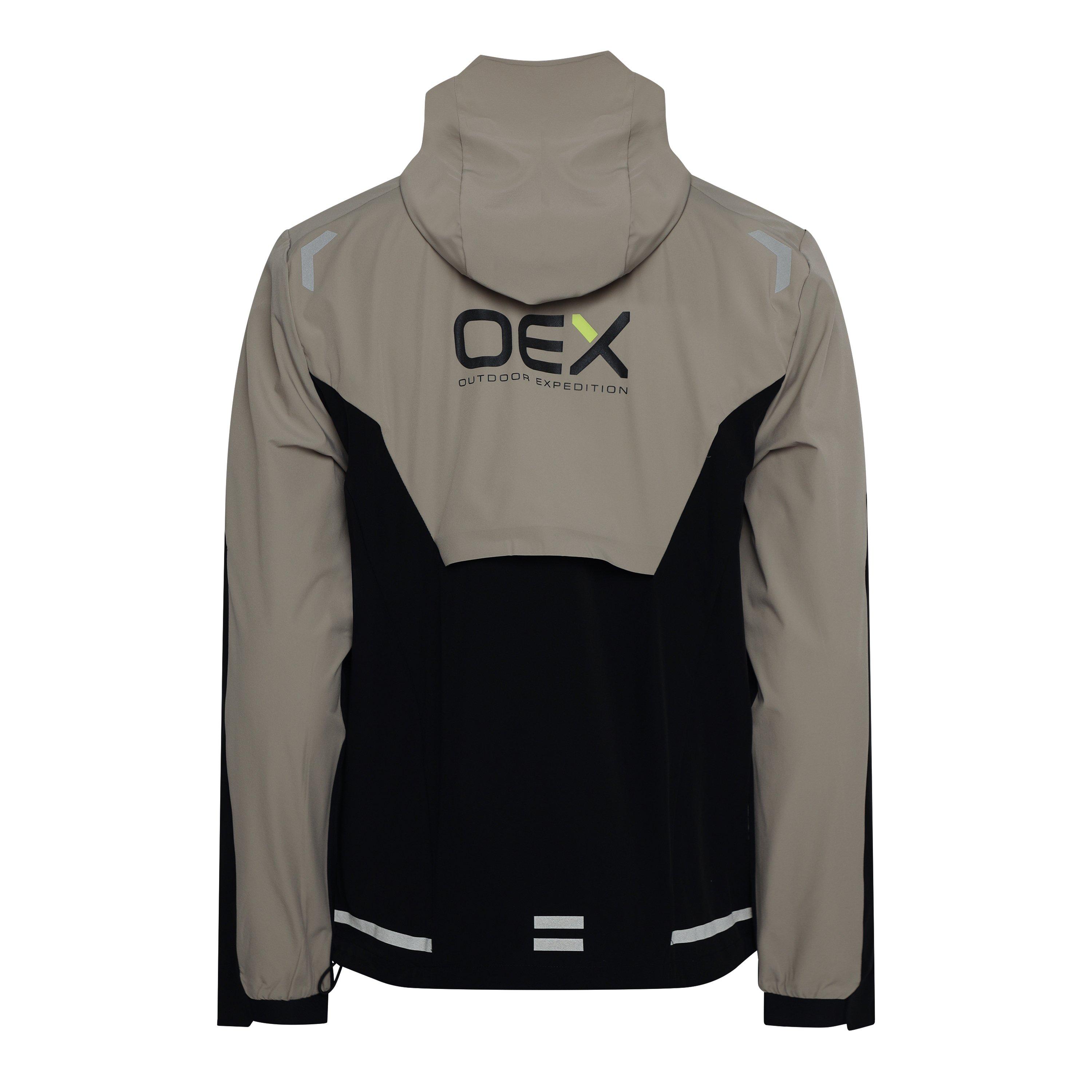 Zwart/Taupe - OEX - OEX Bachar Track Jkt Sn99 - 2