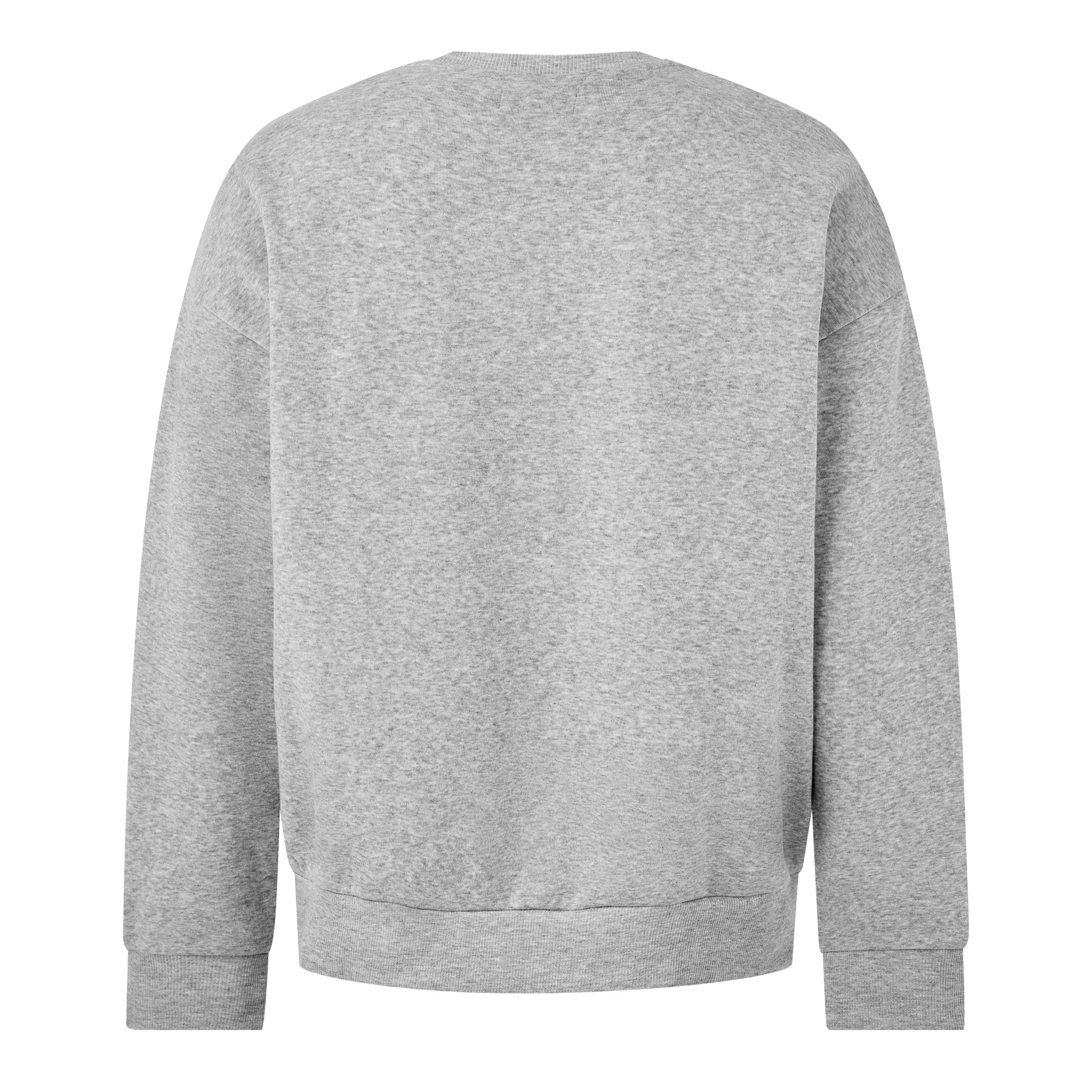 Lt Grey Melange - Jack and Jones - Jack Ollie Plain Swt Sn64 - 2