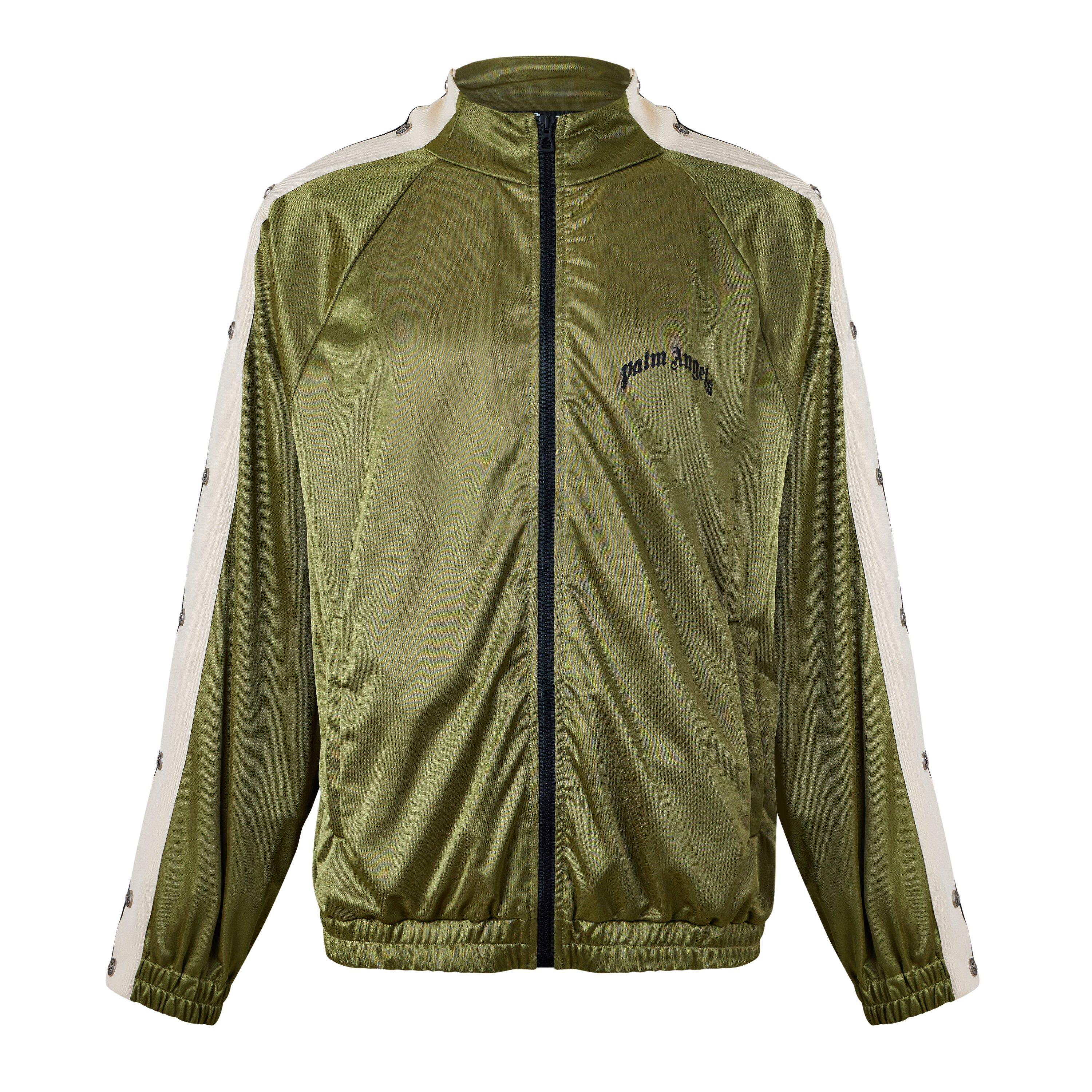Military Green - Palm Angels - Palm Boxer Track Top Sn61 - 1