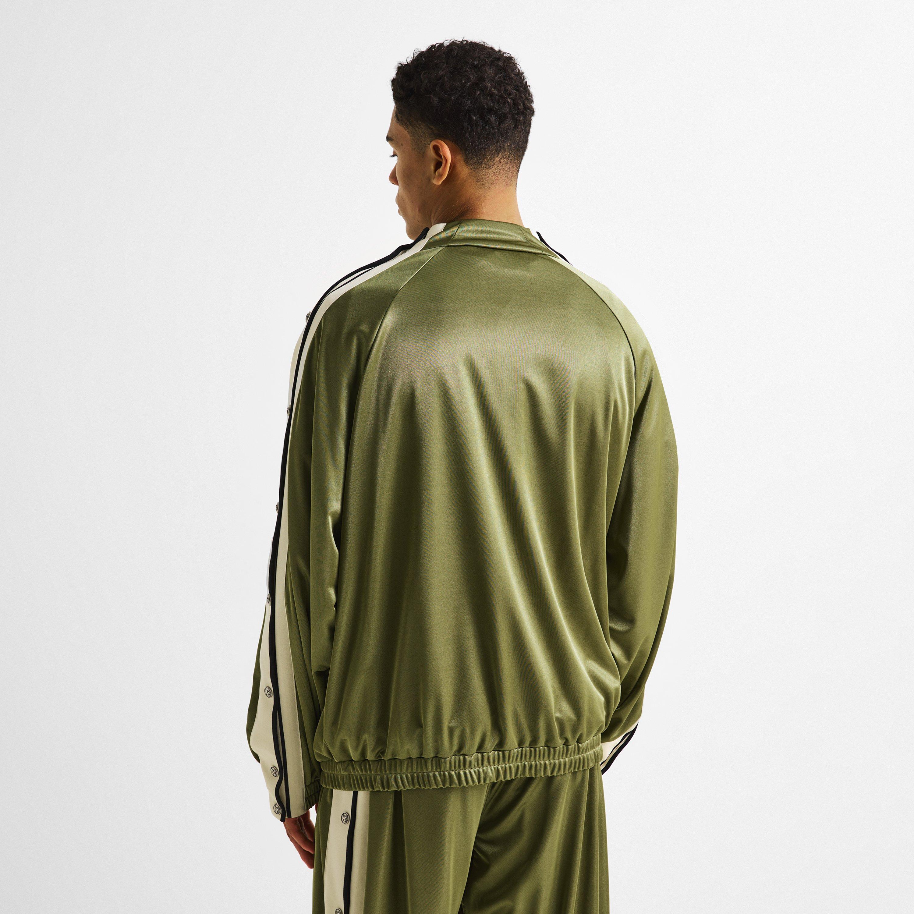 Military Green - Palm Angels - Palm Boxer Track Top Sn61 - 4