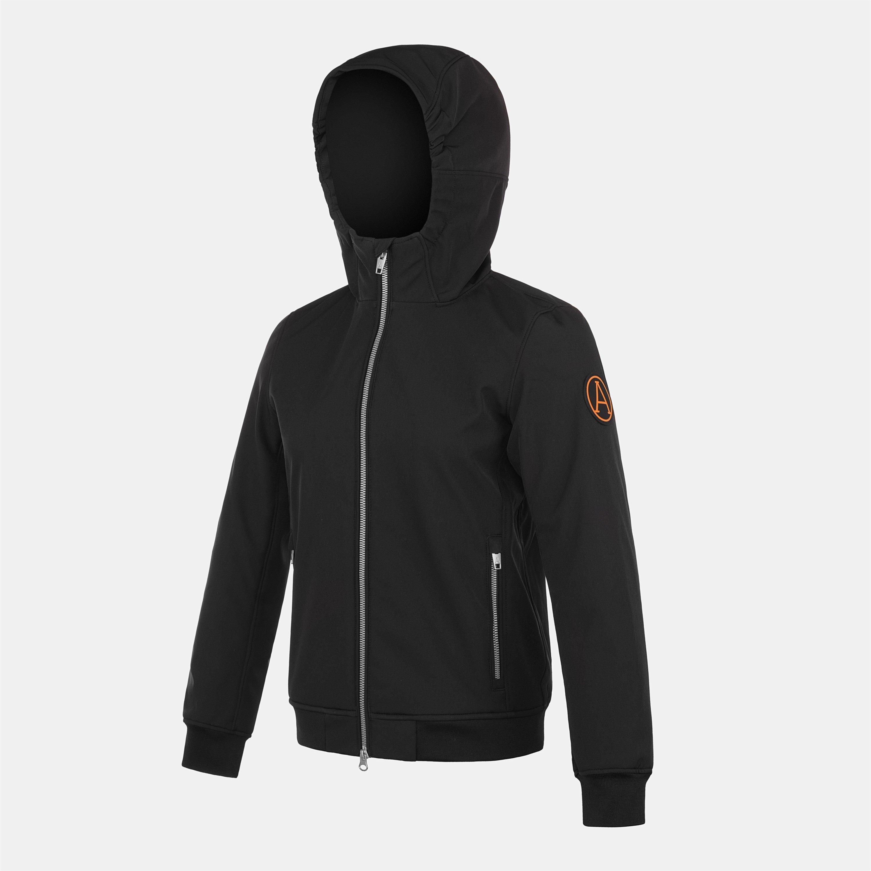 Black - Arctic Army - Kids' Bathurst Weather Resistant Long Sleeve Softshell Jacket - 3