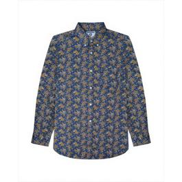 Lambretta Long Sleeve Paisley Shirt