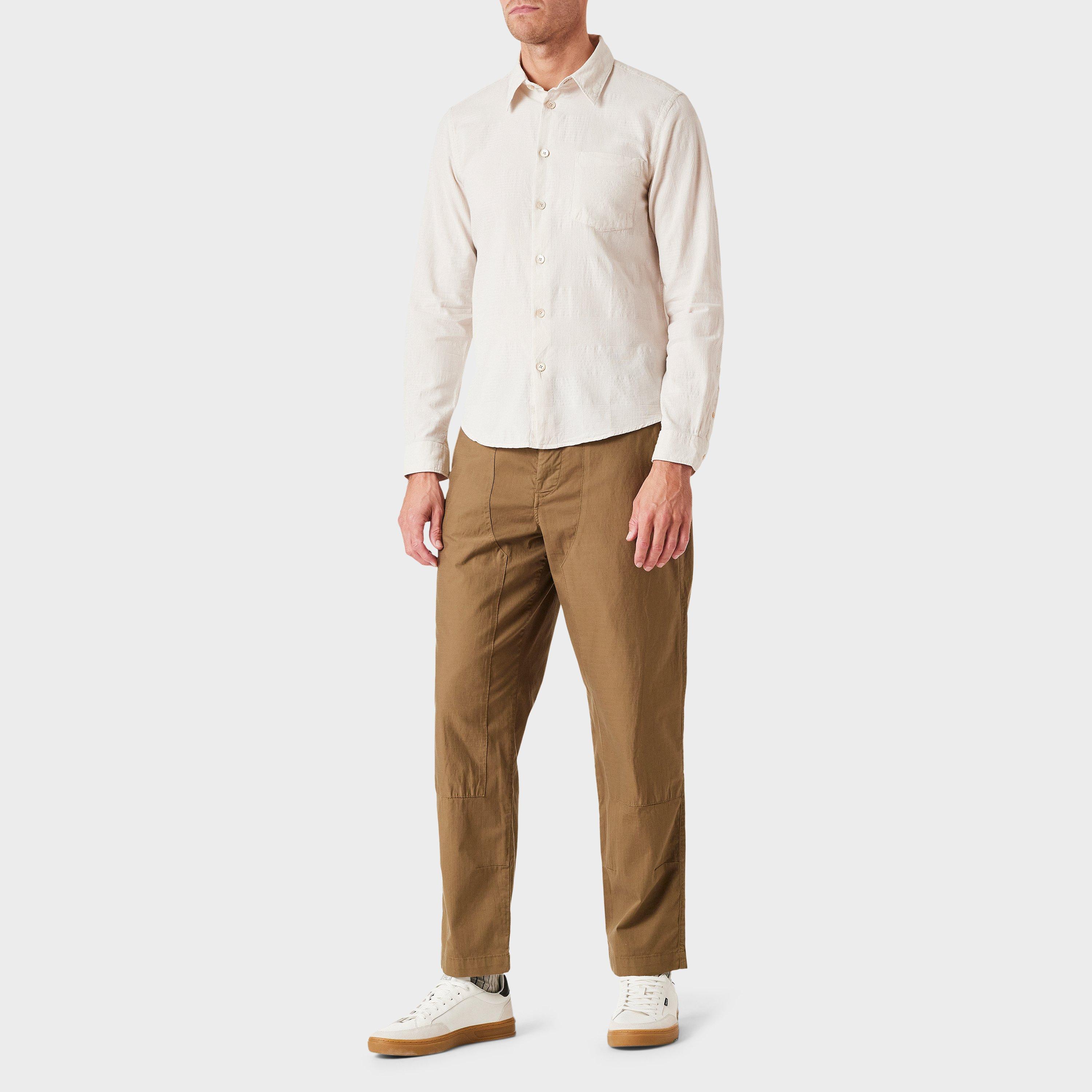 White 08 - PS Paul Smith - Men's Long-Sleeve Plain Shirt - 3