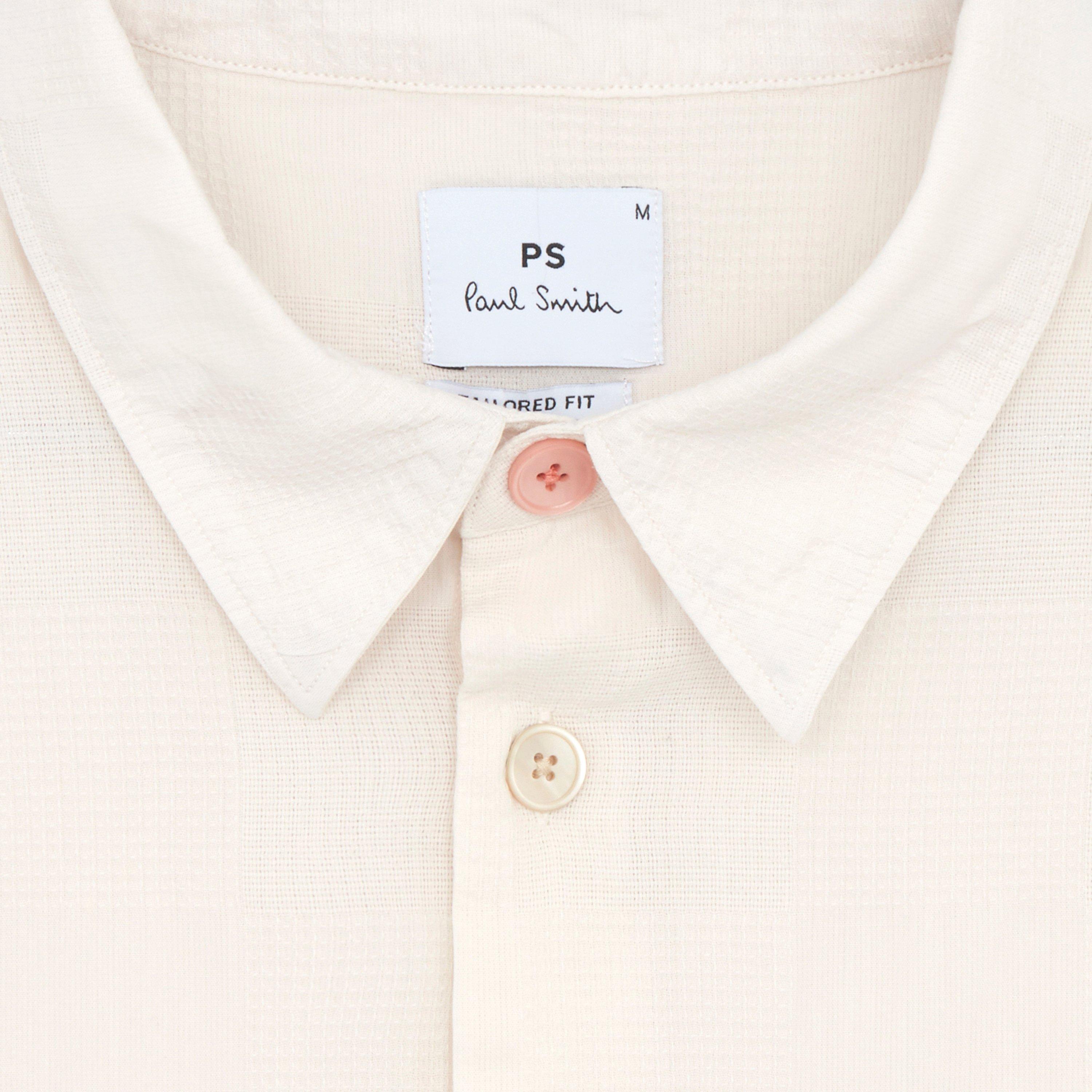 White 08 - PS Paul Smith - Men's Long-Sleeve Plain Shirt - 6