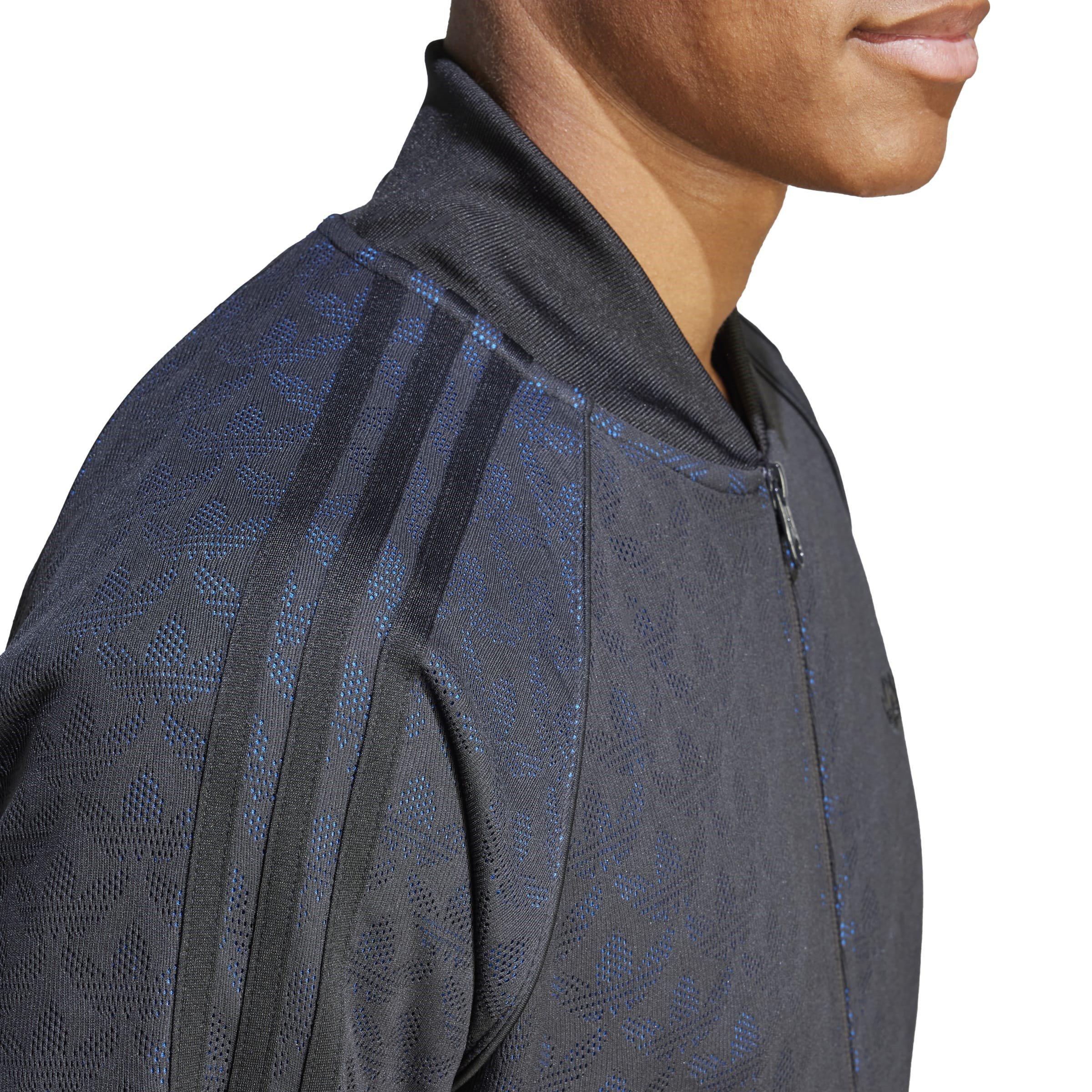 Black - adidas - Mono Tracksuit Top - 7