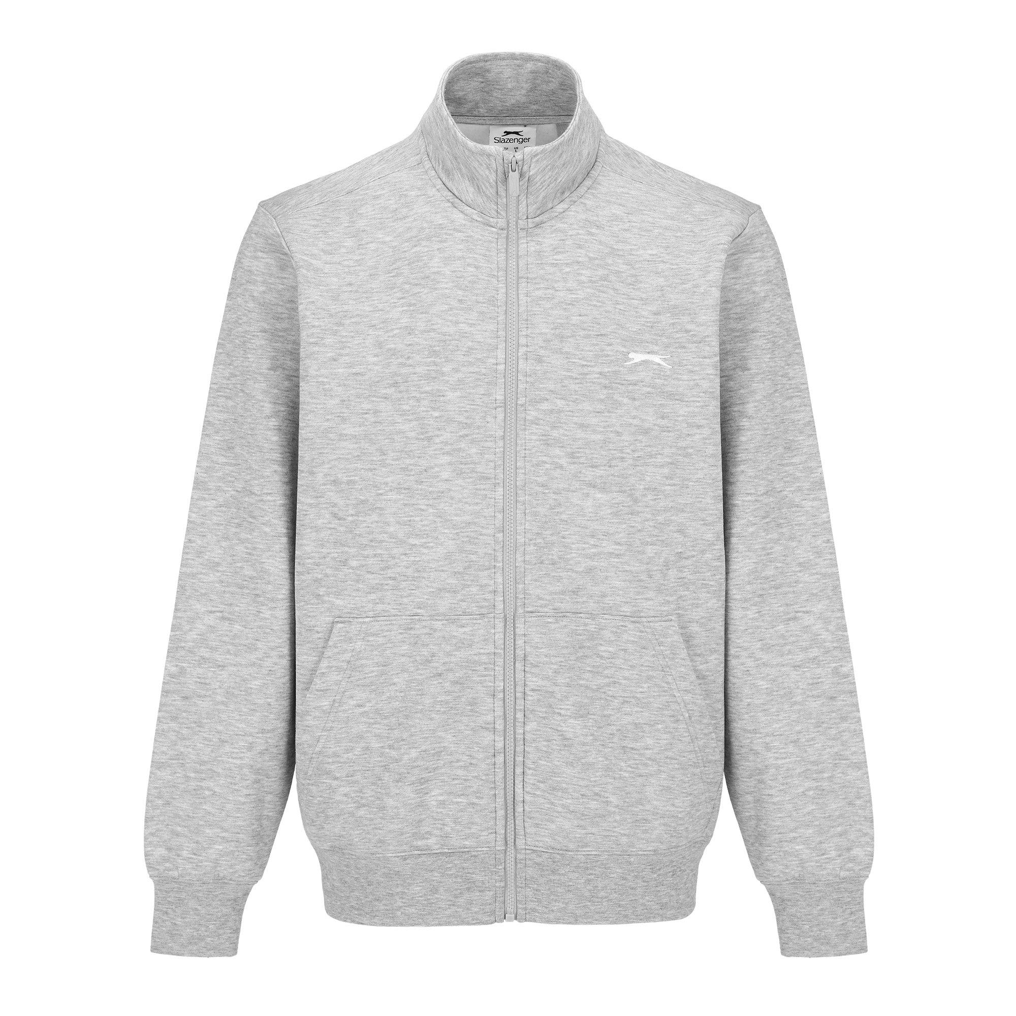 Slazenger Full Zipped Jacket Mens In Grey Marl