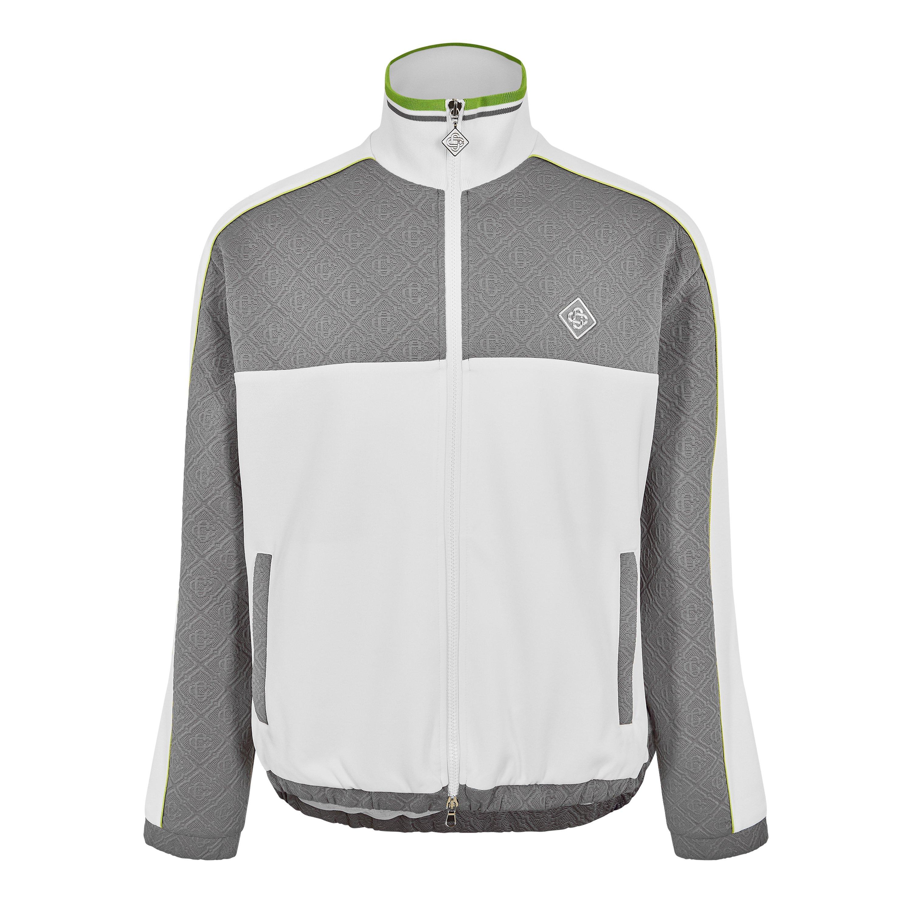 Casablanca Men's Tracksuit Top - Grey/White - X Large