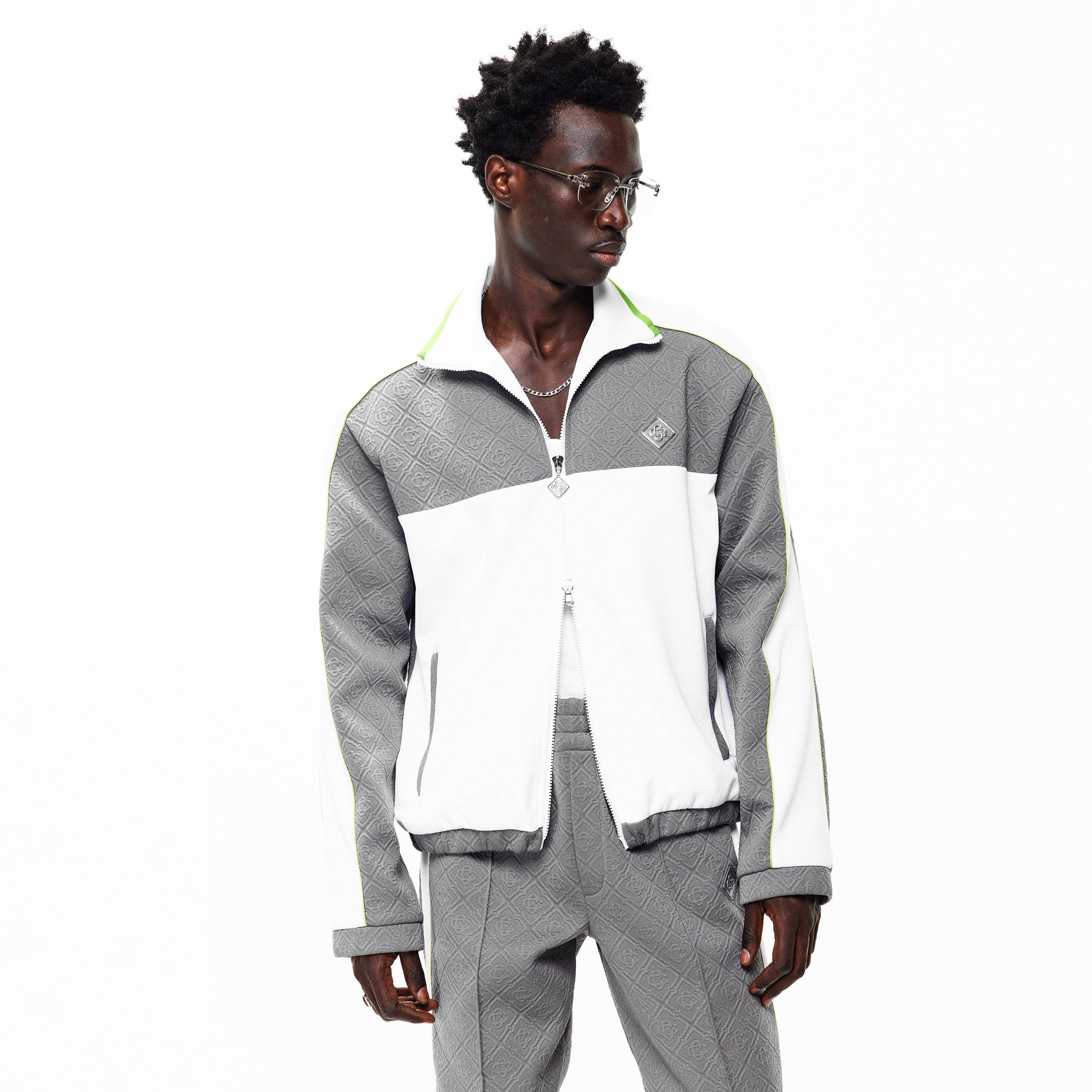 Grey/White - Casablanca - Men's Tracksuit Top - 3