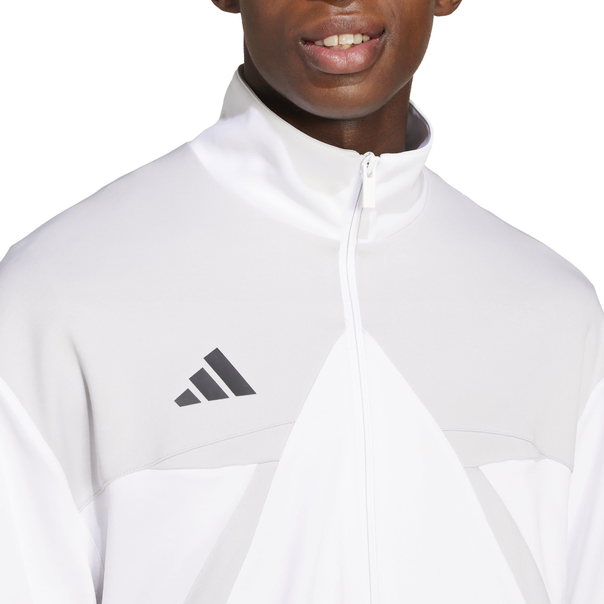 Wht/Grey/Black - adidas - Tiro Tracksuit Top - 5
