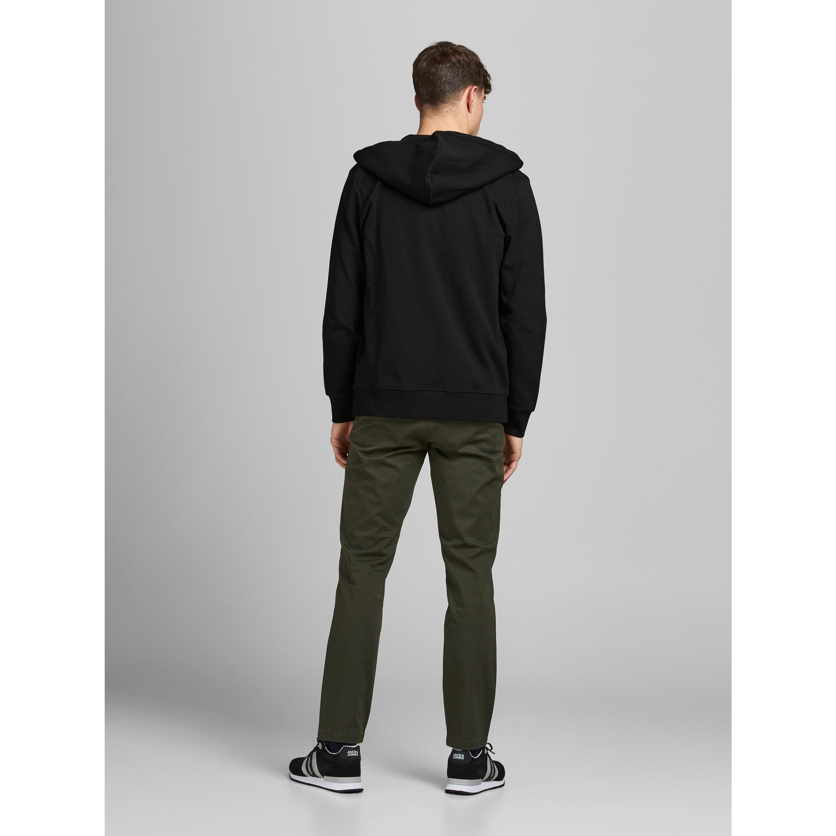 Black - Jack and Jones - Basic Basic Zip Up Hoodie - 7