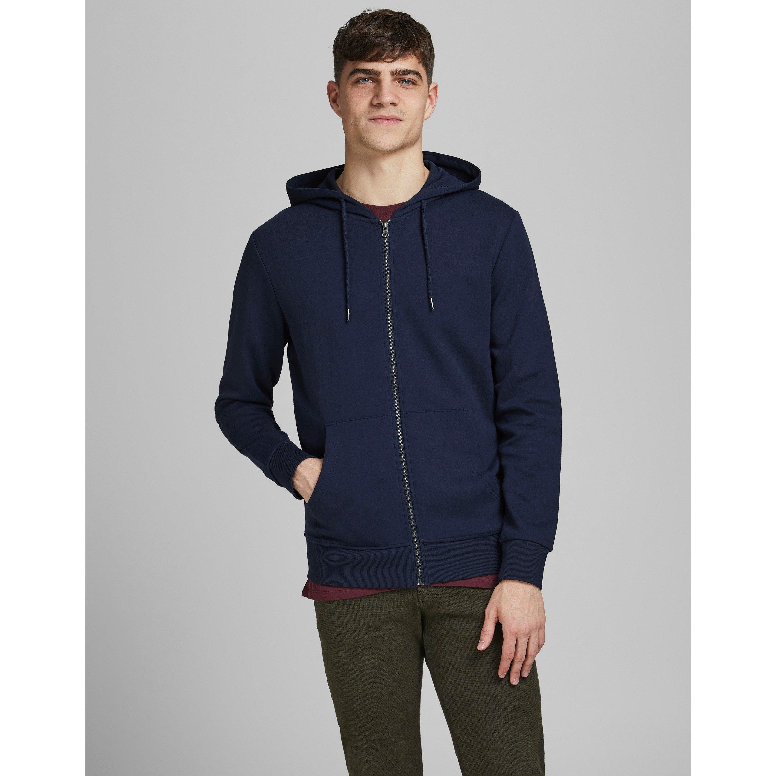 Navy Blazer - Jack and Jones - Basic Zip Up Hoodie - 2