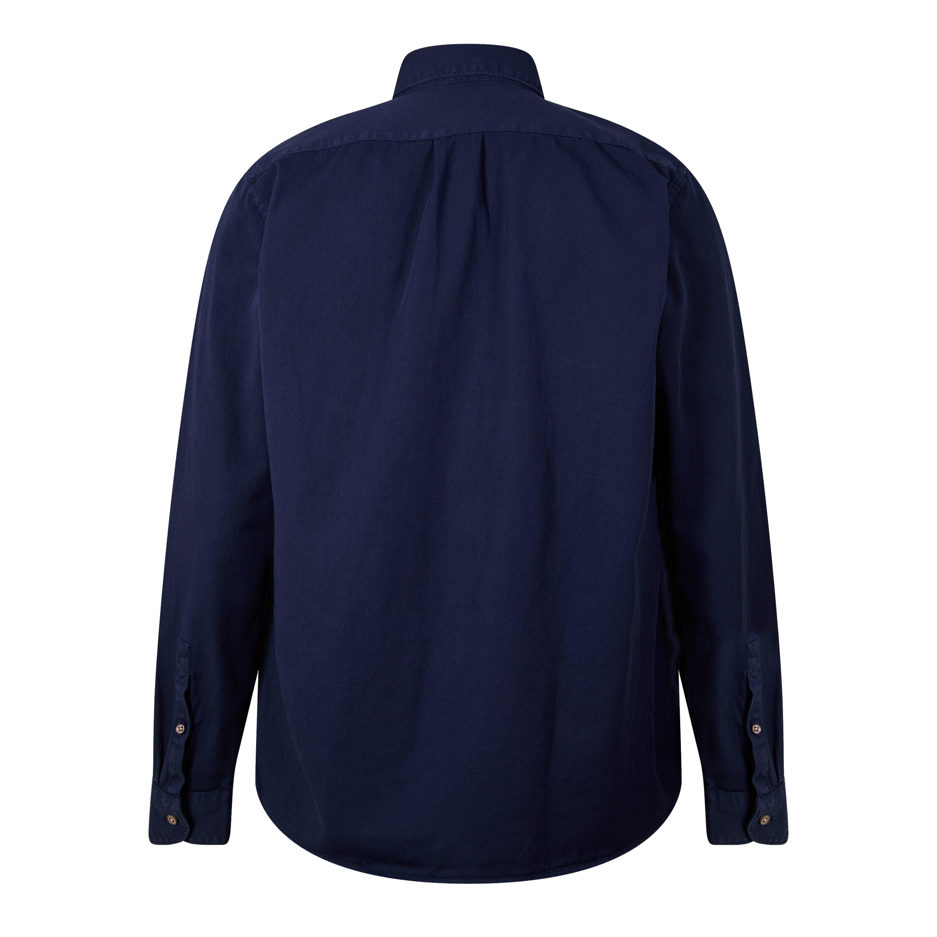 Navy 49 - PS Paul Smith - Men's Zebra Long-Sleeve Plain Shirt - 2