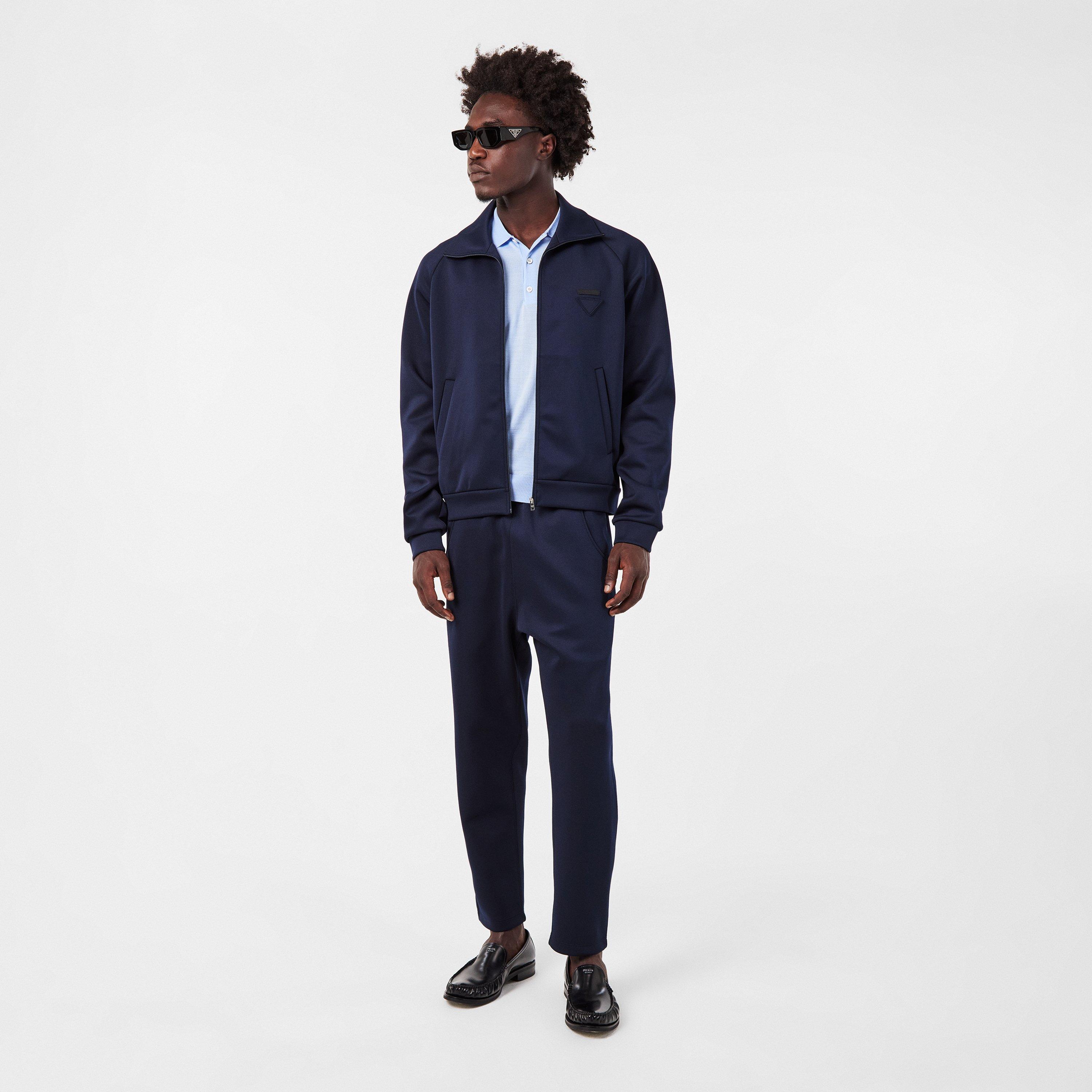 Navy - Prada - Men's Tracksuit Top - 6