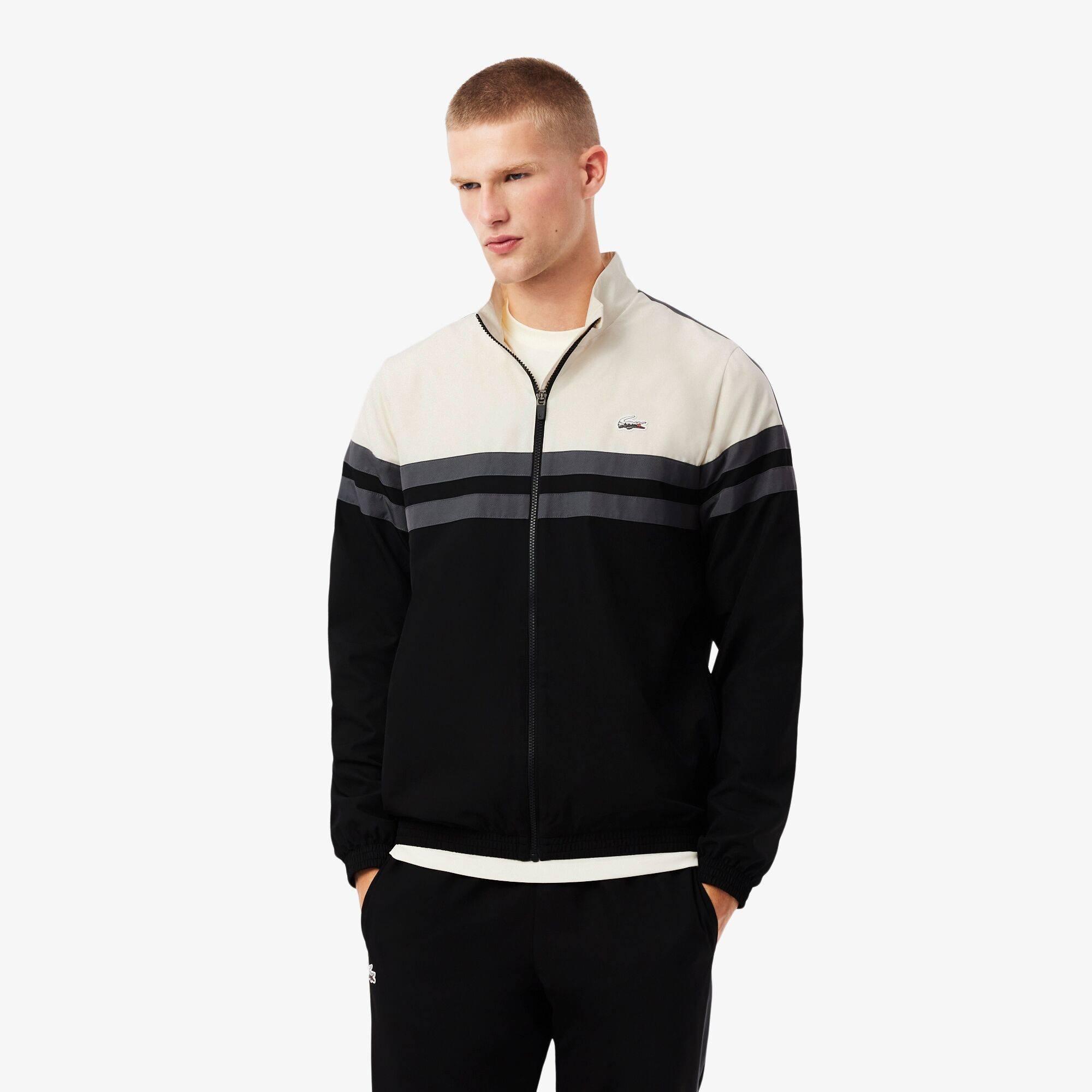 Black A5I - Lacoste - Men's Croc Tracksuit Top - 4