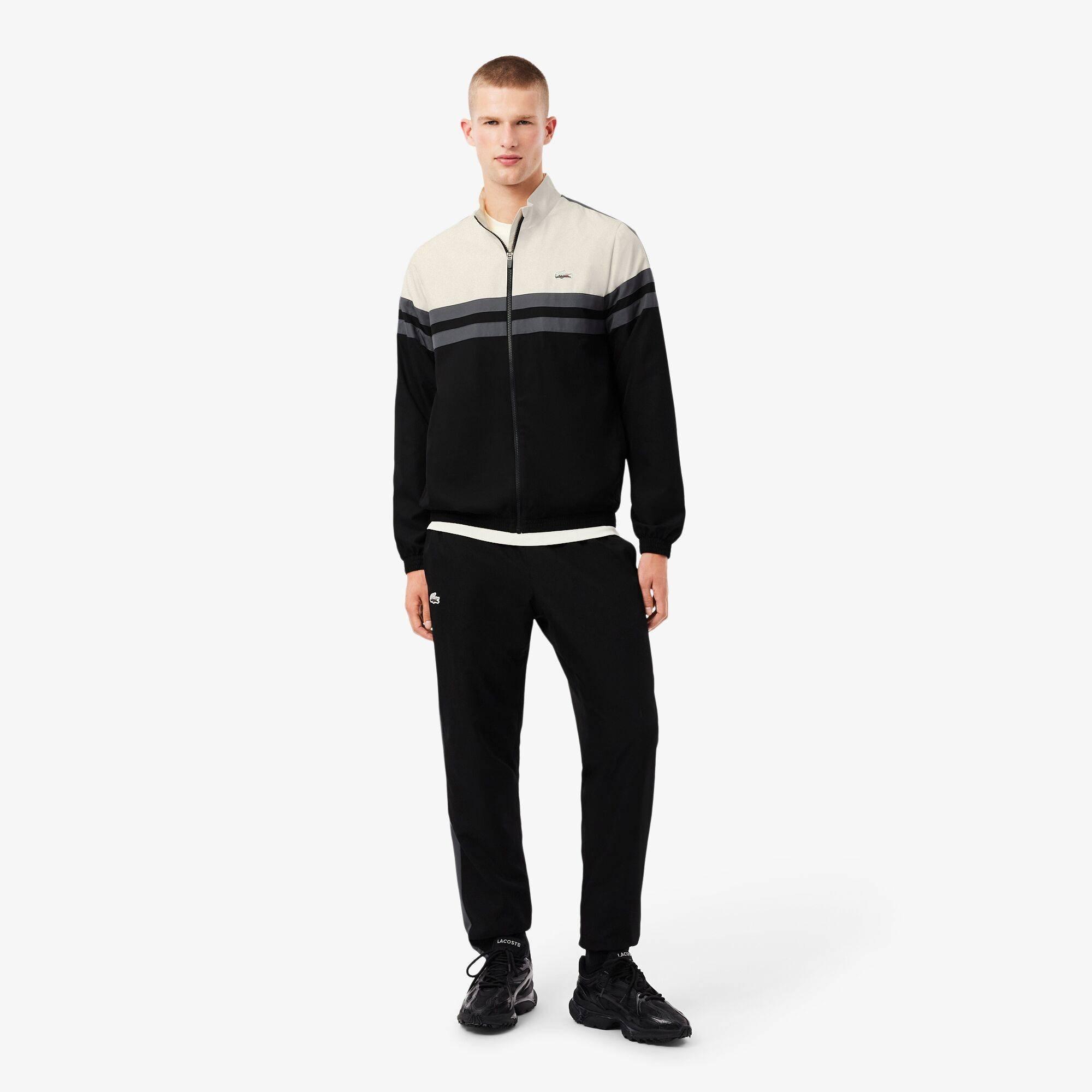 Black A5I - Lacoste - Men's Croc Tracksuit Top - 7