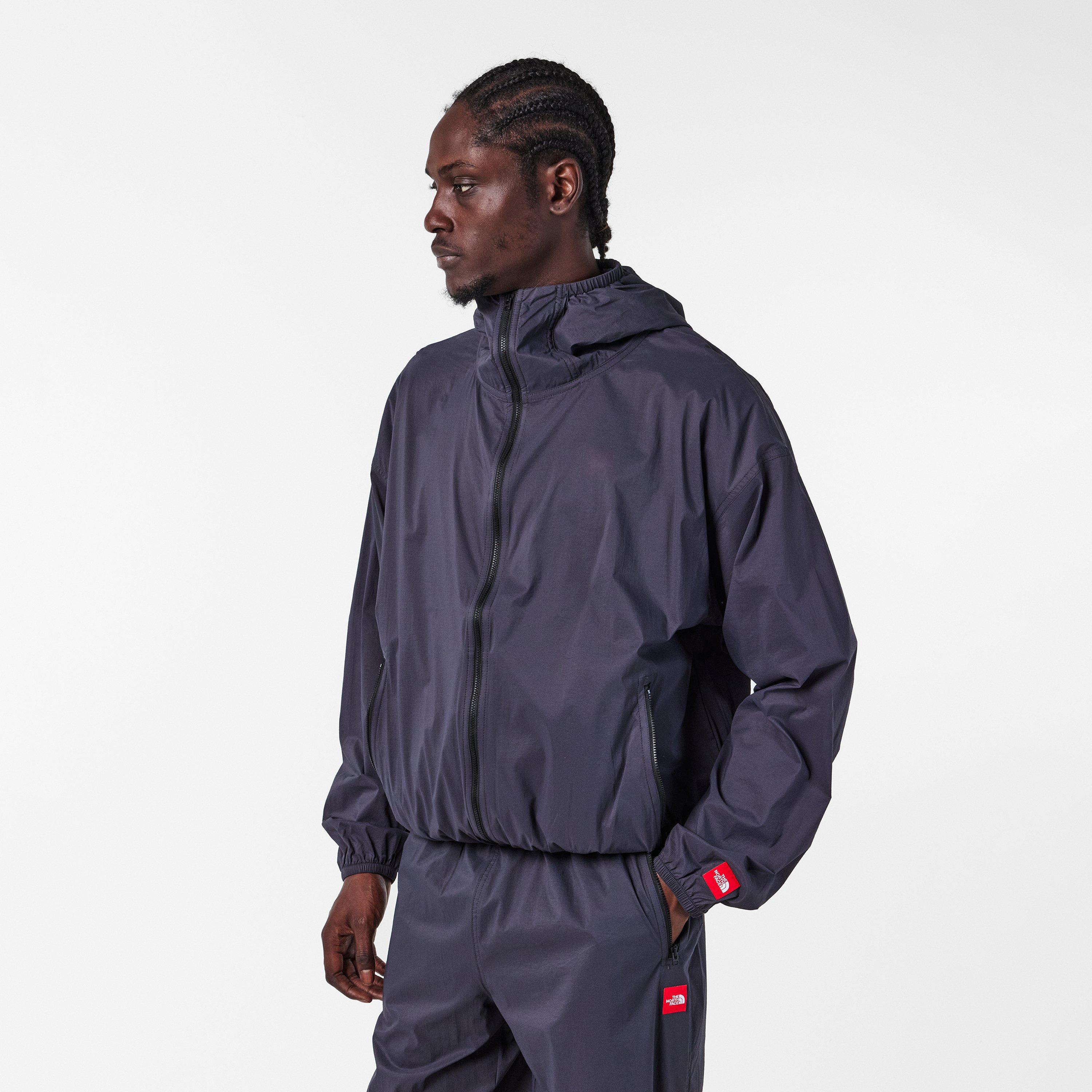 Obsidian Black - The North Face - Men's Redbox Packable Hooded Tracksuit Top - 3