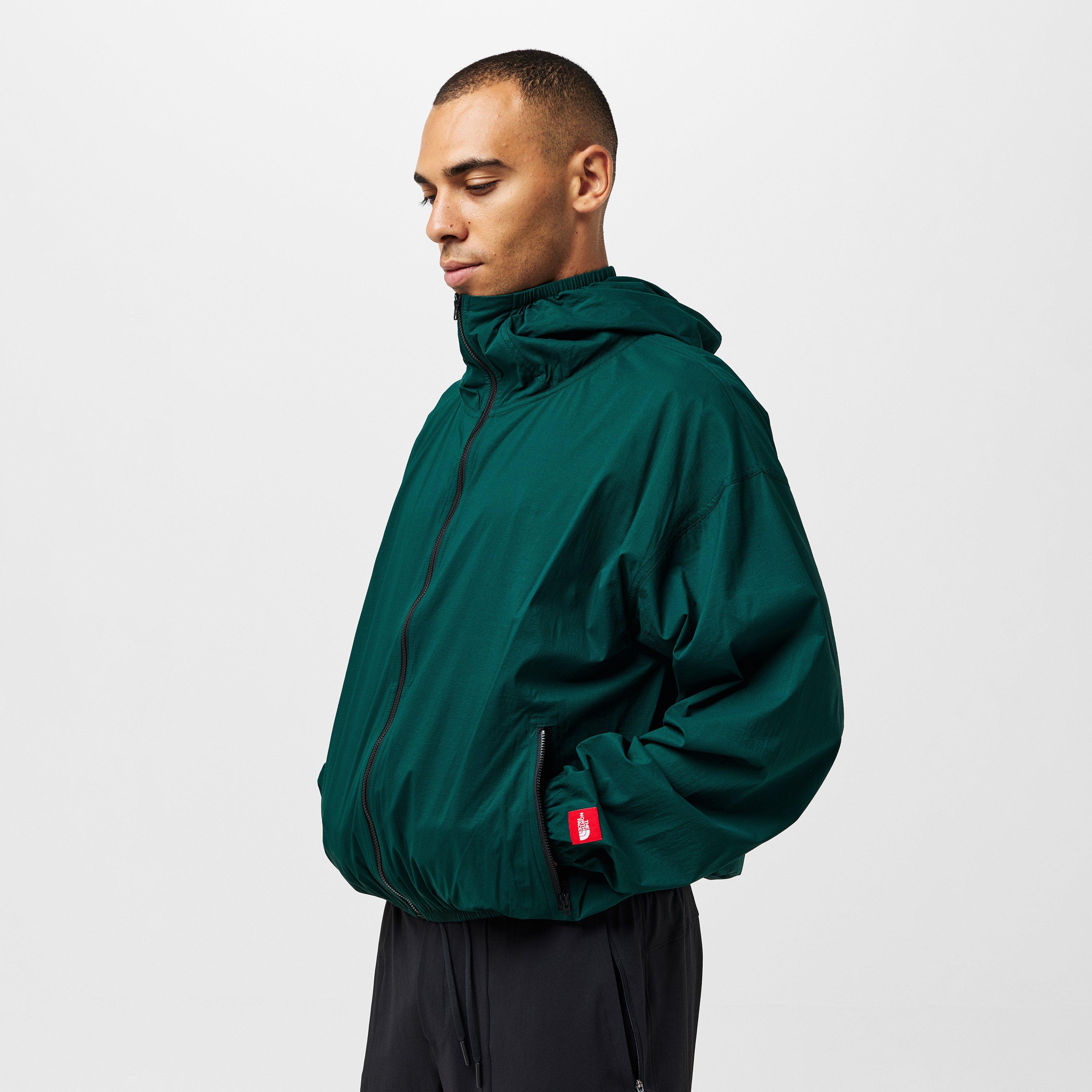 Hunter Green - The North Face - Men's Redbox Packable Water Repellent Hooded Tracksuit Top - 3