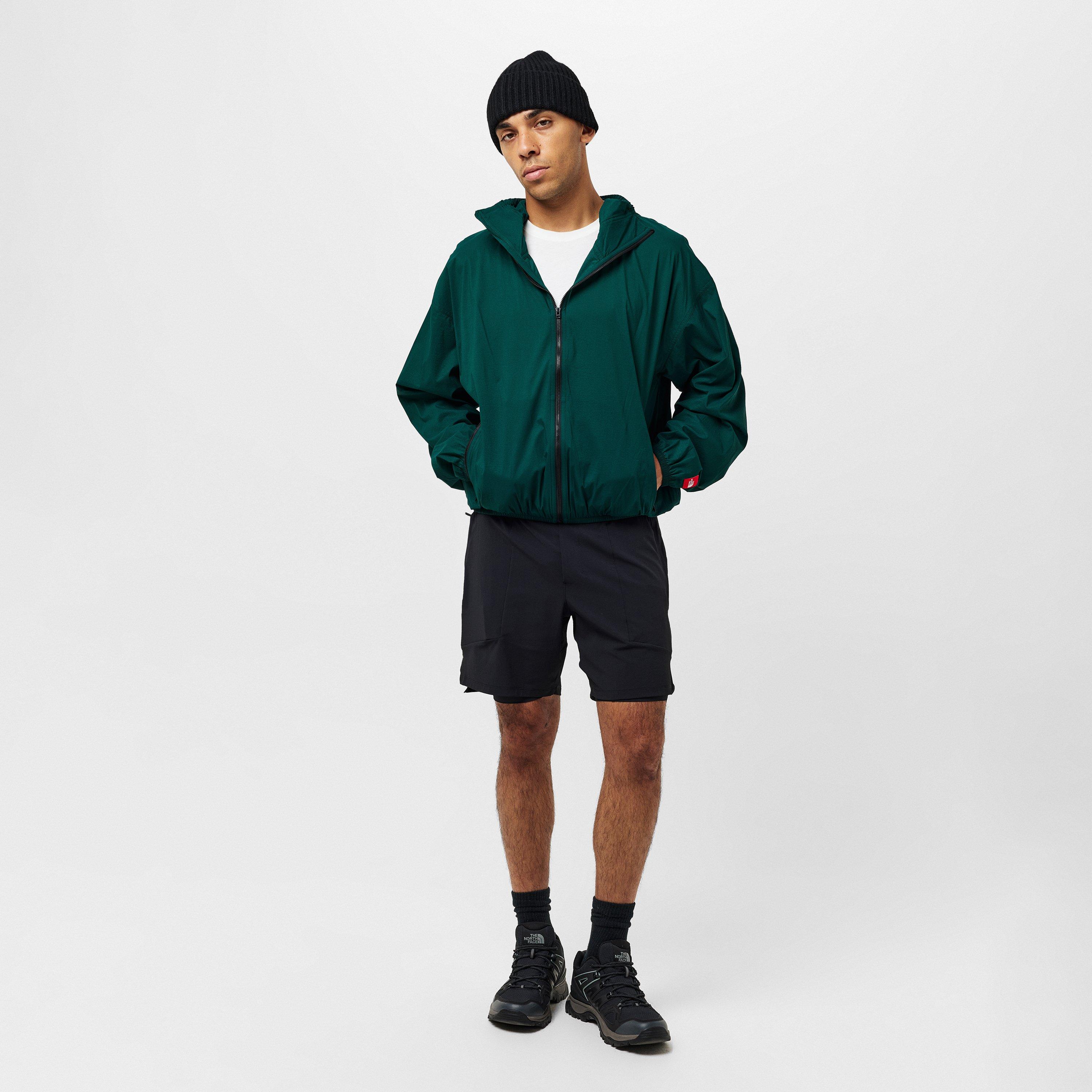 Hunter Green - The North Face - Men's Redbox Packable Water Repellent Hooded Tracksuit Top - 6