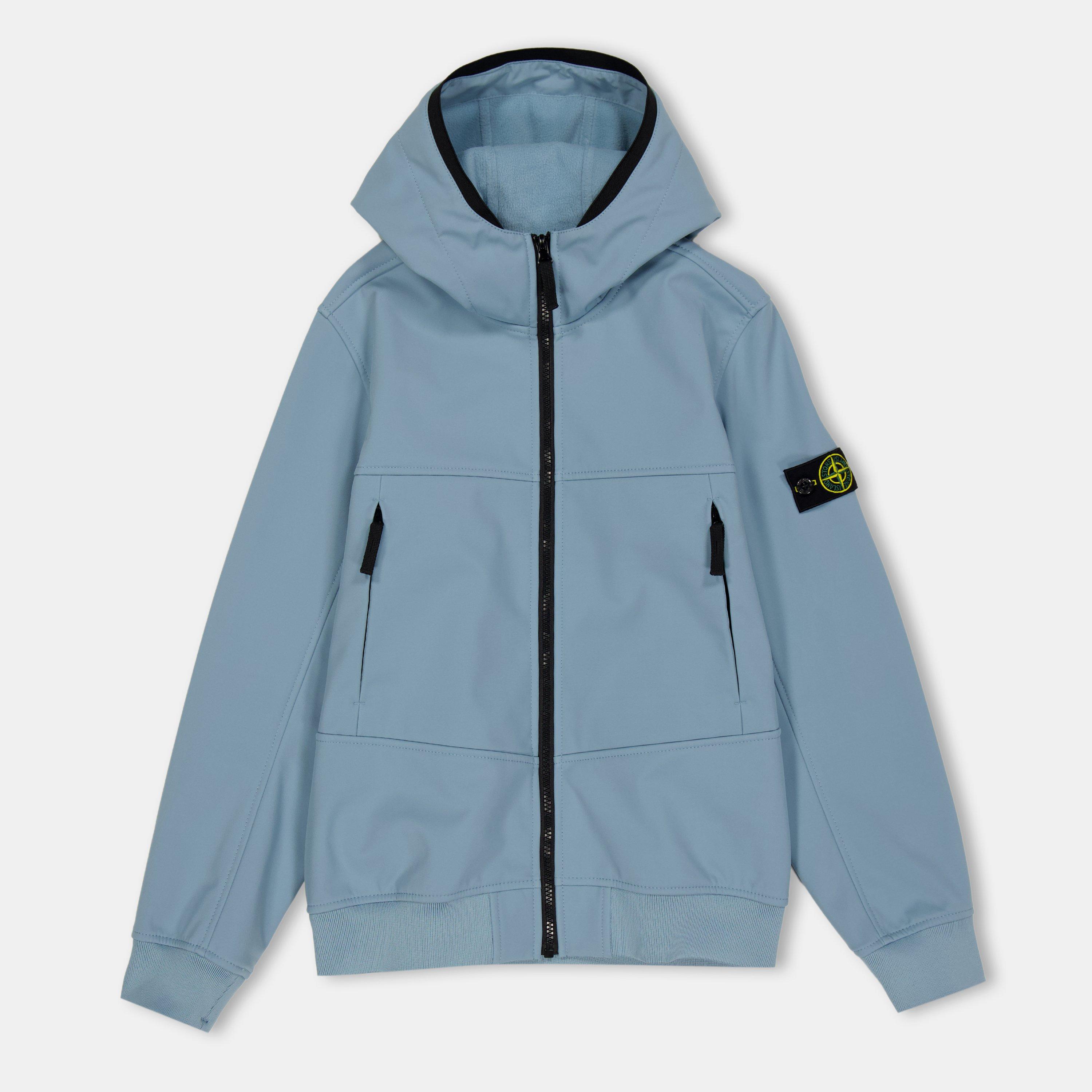 Stone Island Kids' Technical Softshell Jacket - Azzurro V004A - 10 Years