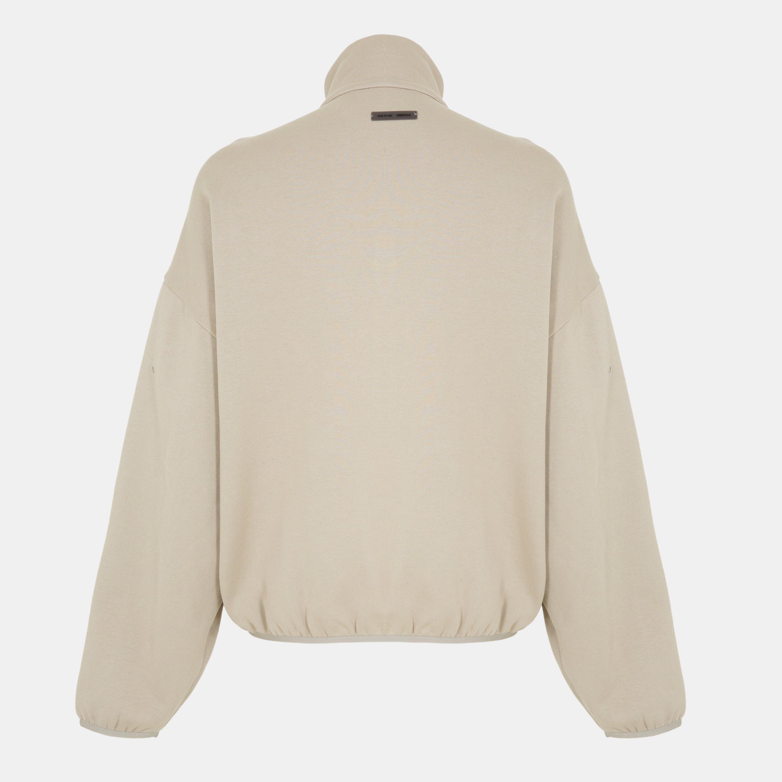 Abbey Stone - Fear Of God Essentials - Men's Fleece Relaxed Fit Zip Tracksuit Top - 2