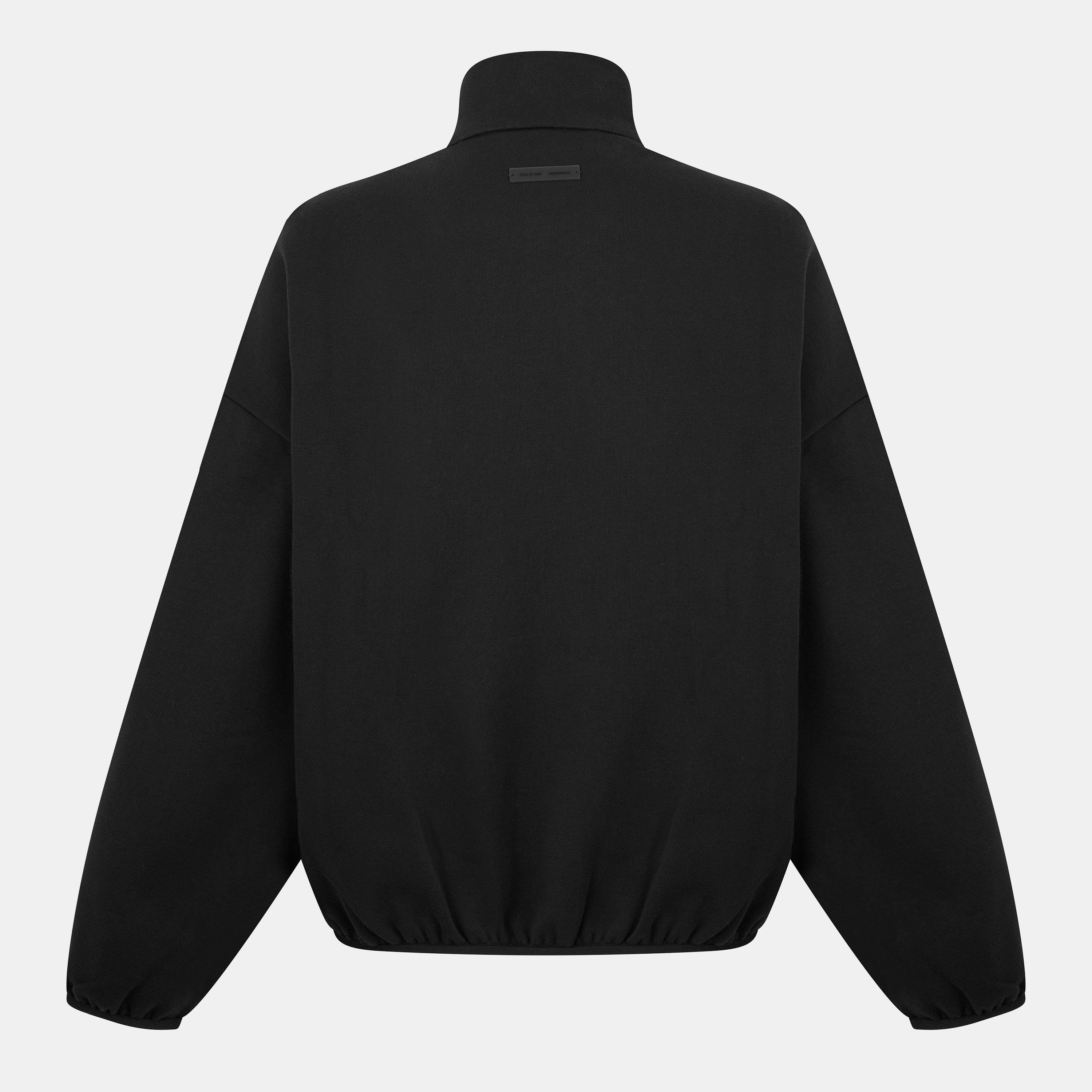 Black/White - Fear Of God Essentials - Men's Fleece Tracksuit Top - 2