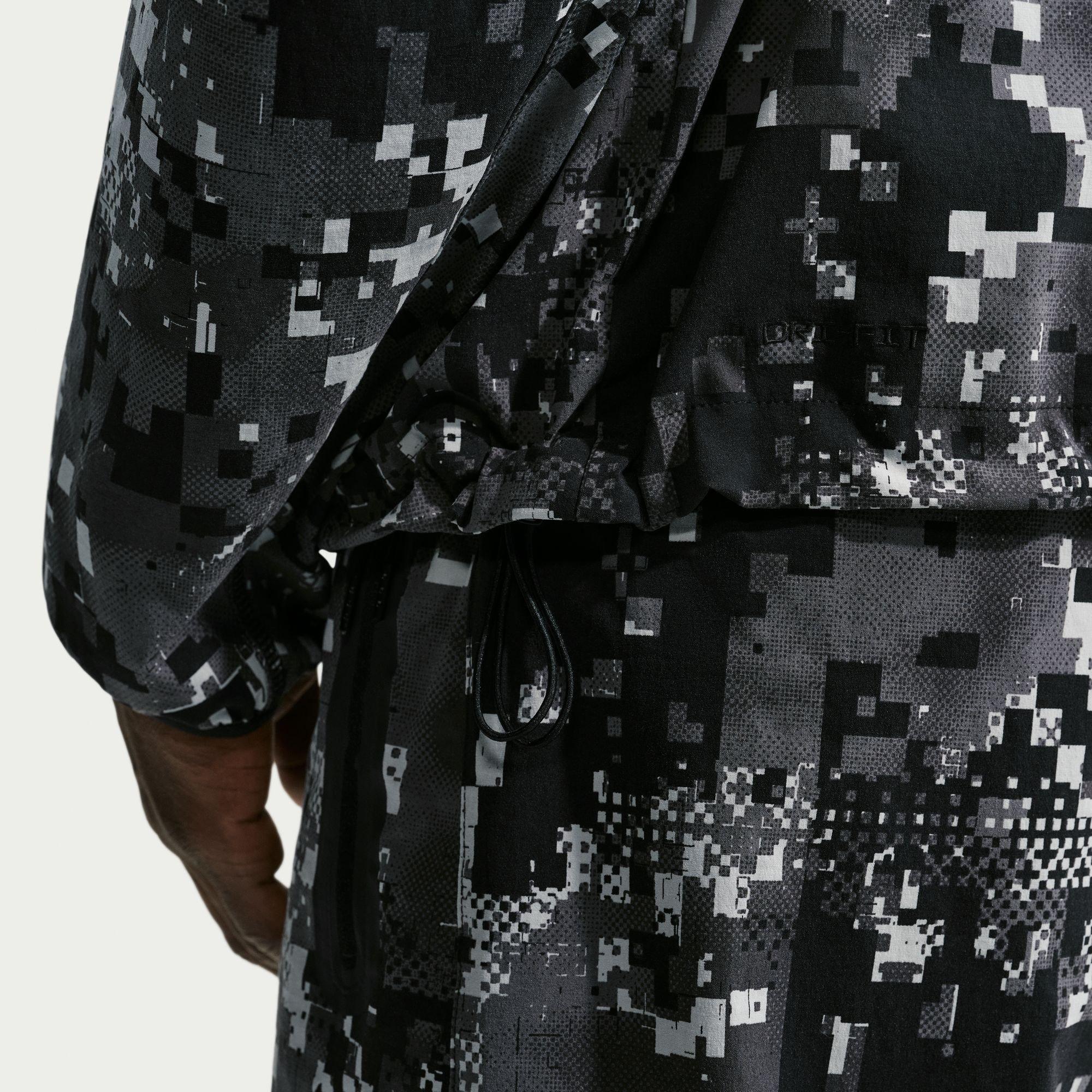 Smoke Grey - Nike - Nike Tech Wvn AOP Jk Sn64 - 4