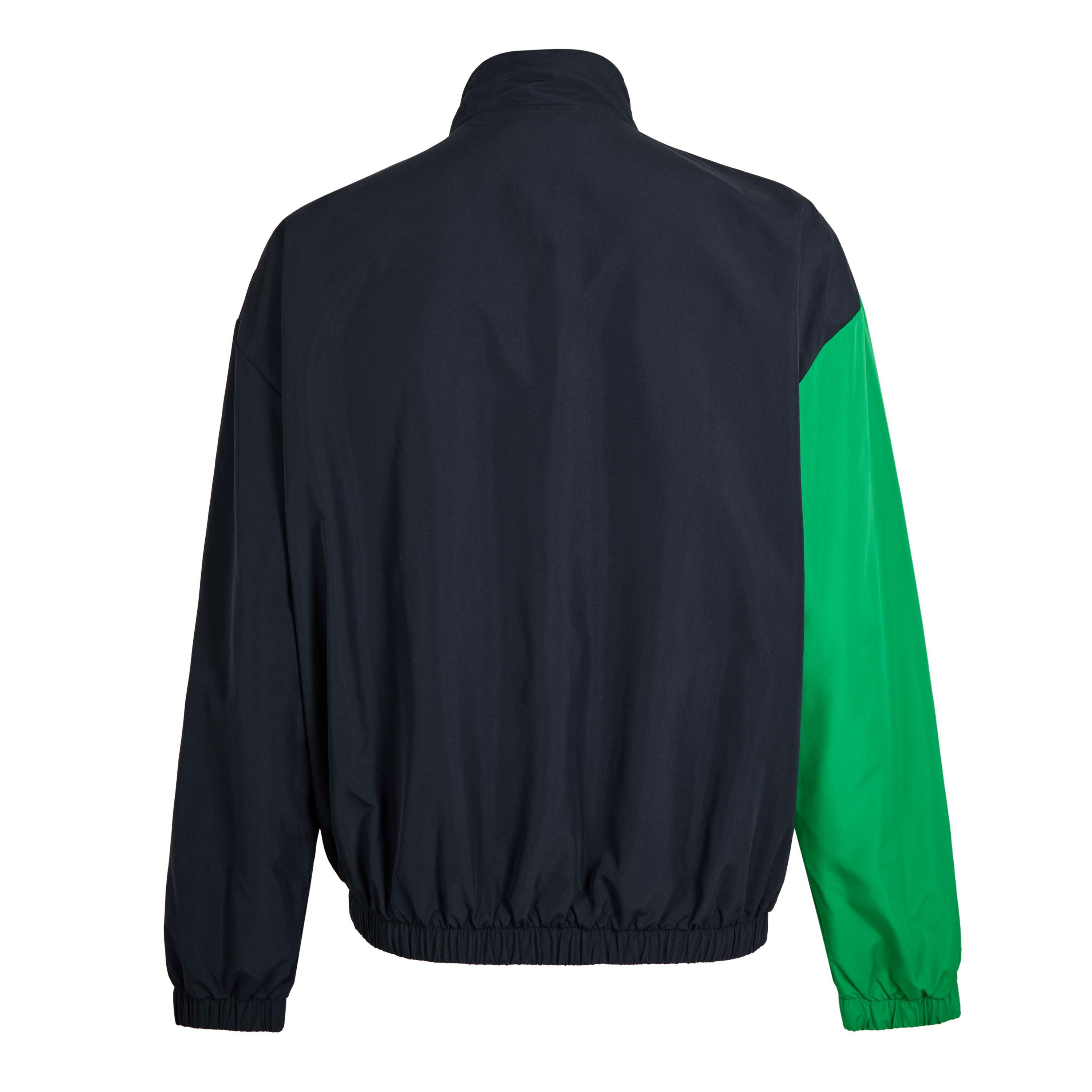 Abysm/Flour - Lacoste - Men's Lightweight Water Resistant Colourblock Zipped Tracksuit Top - 2