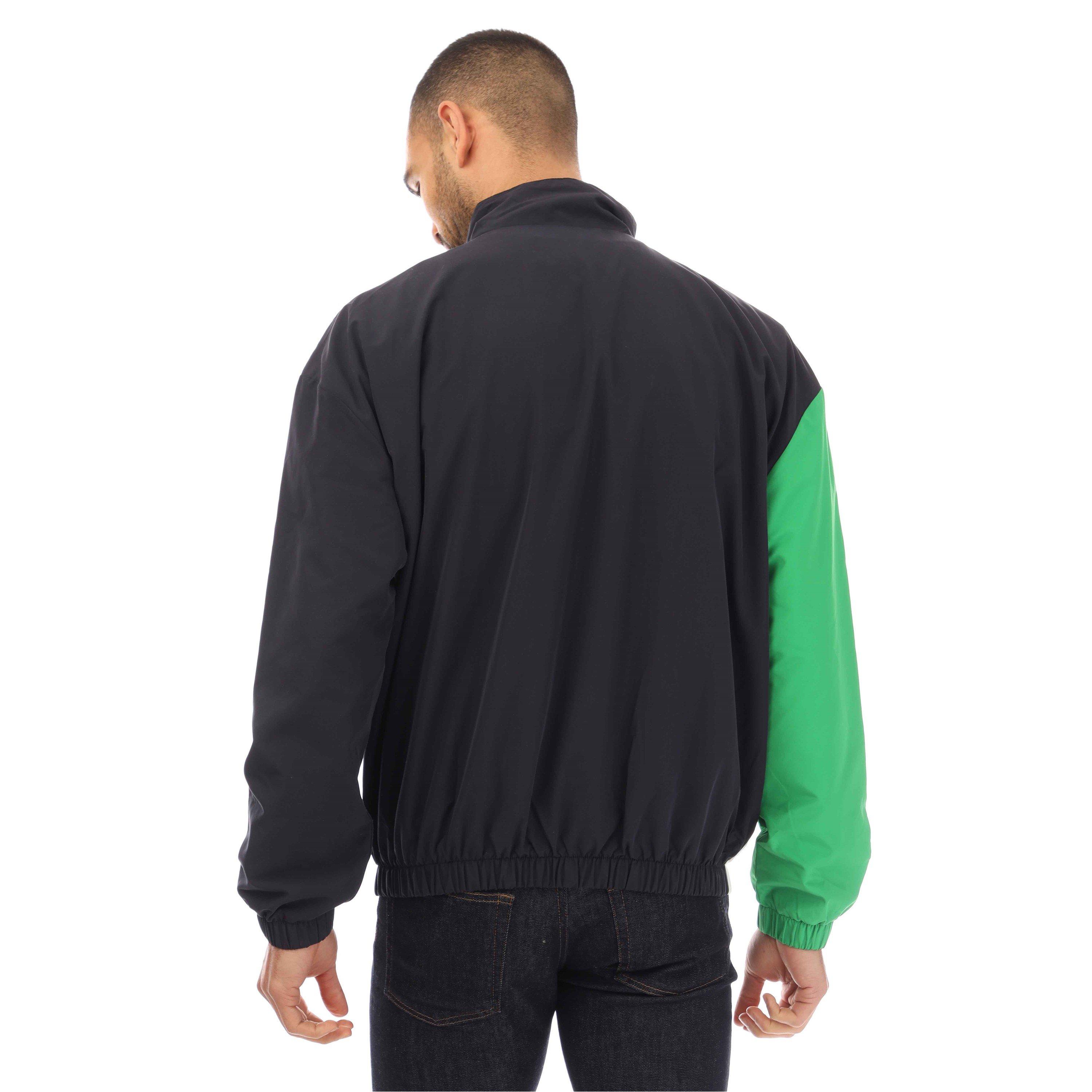 Abysm/Flour - Lacoste - Men's Lightweight Water Resistant Colourblock Zipped Tracksuit Top - 4