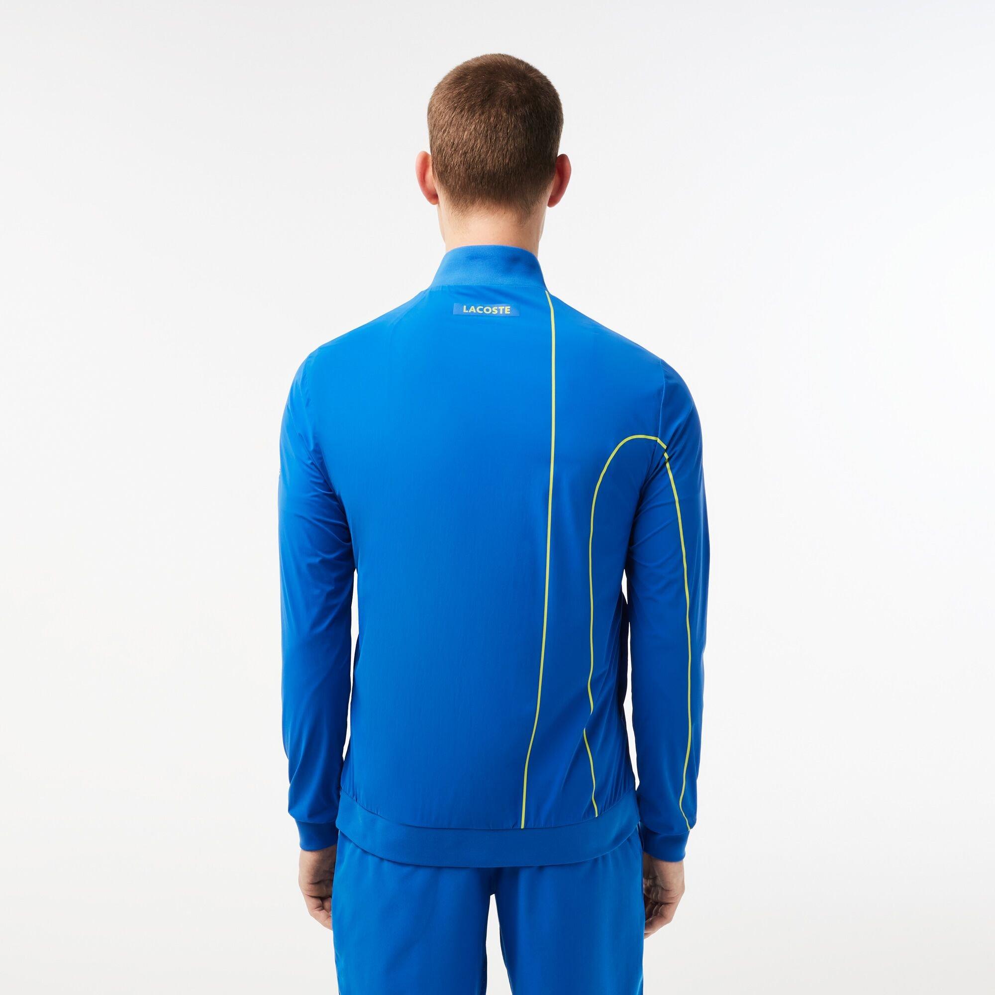 Marina/Lima - Lacoste - Men's Tracksuit Top - 3