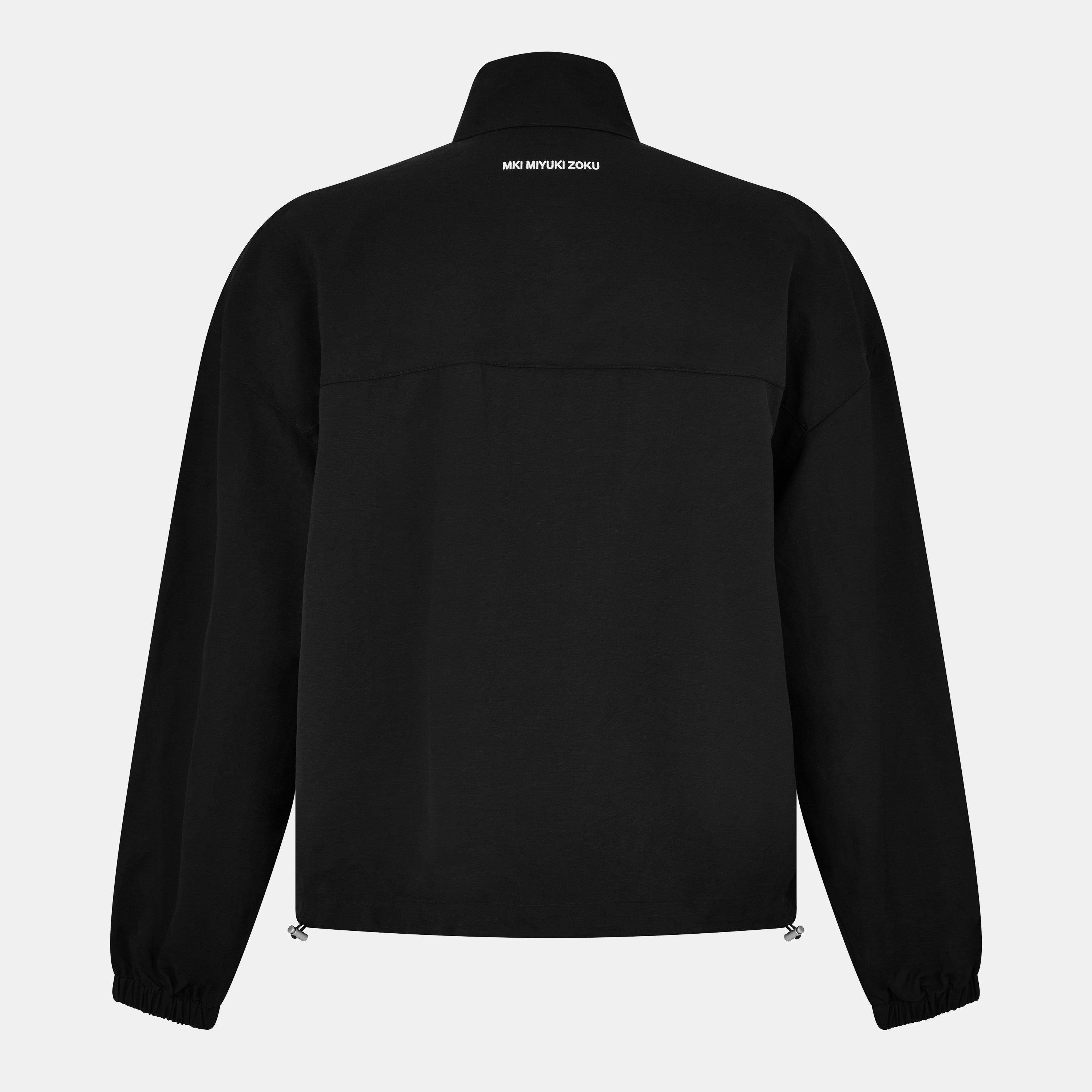 Black - MKI MIYUKI ZOKU - Men's Linen Tracksuit Top - 2