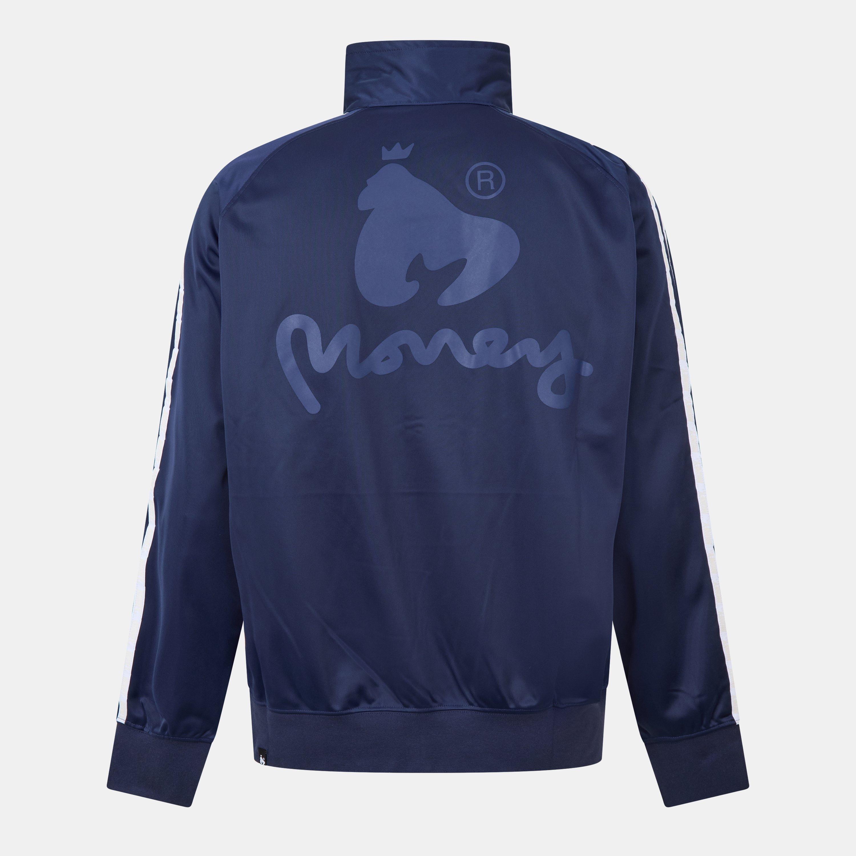 Navy - Money - Tape Zip Tracktop - 2
