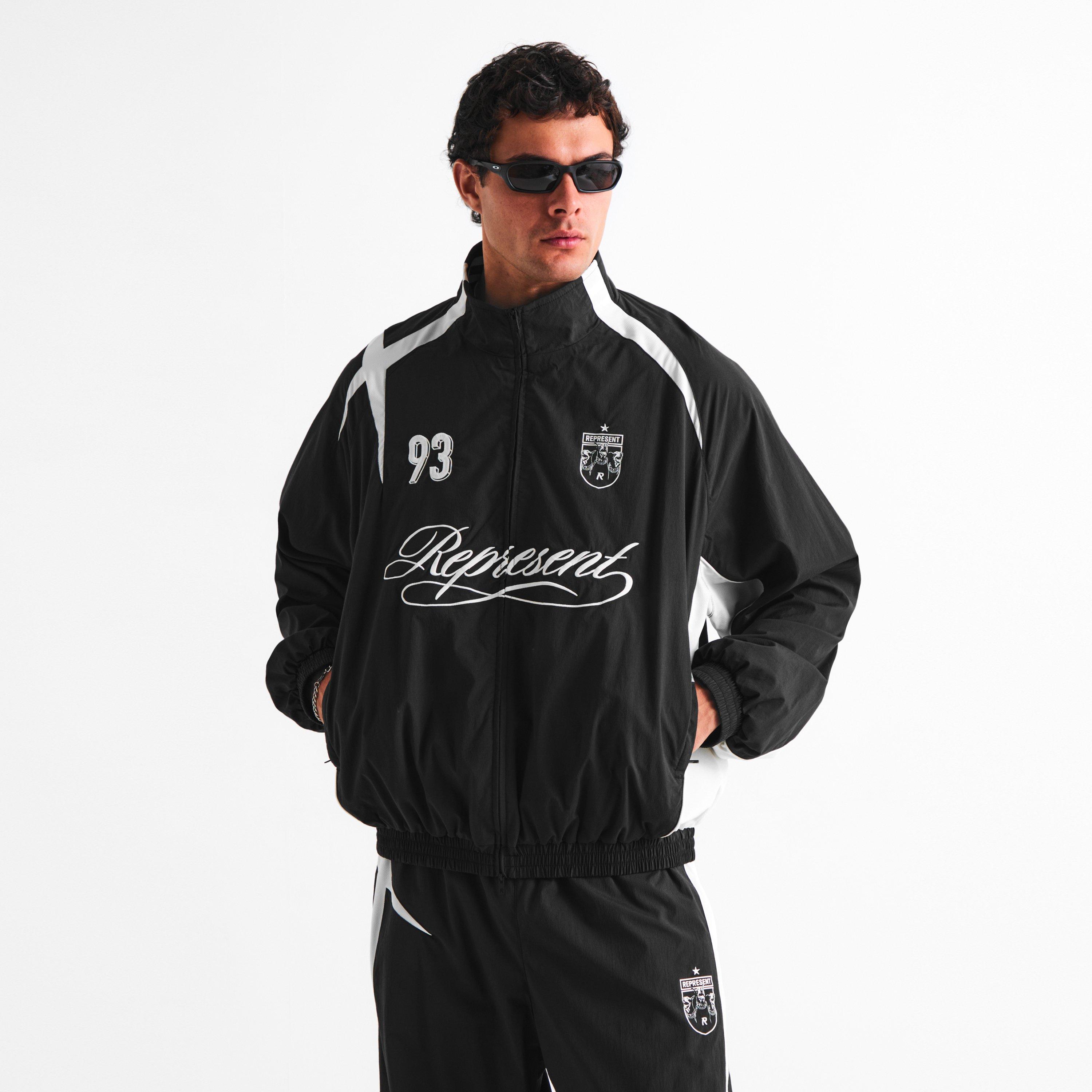 Jet Black - Represent - Mens Star Track Top - 3