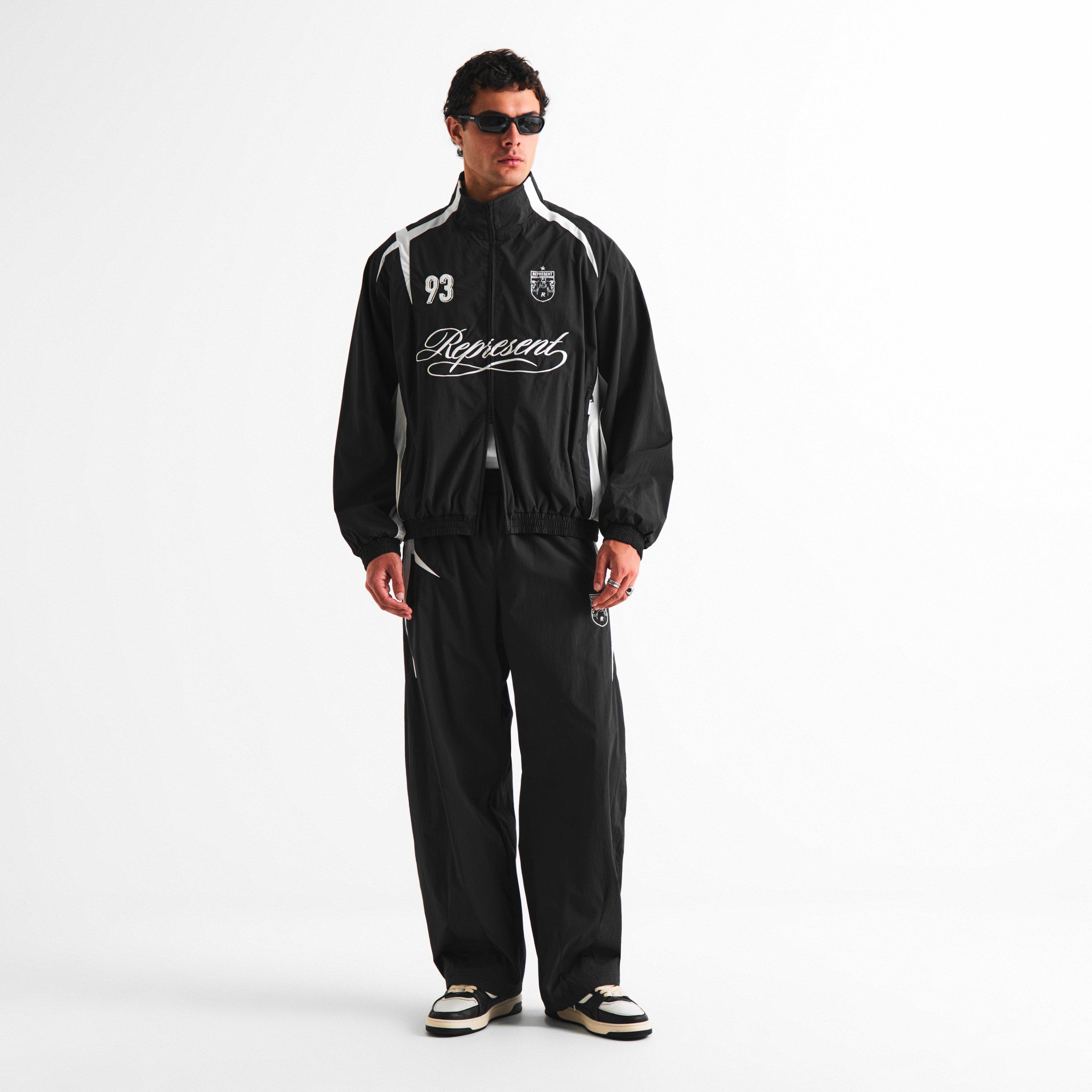 Jet Black - Represent - Mens Star Track Top - 6