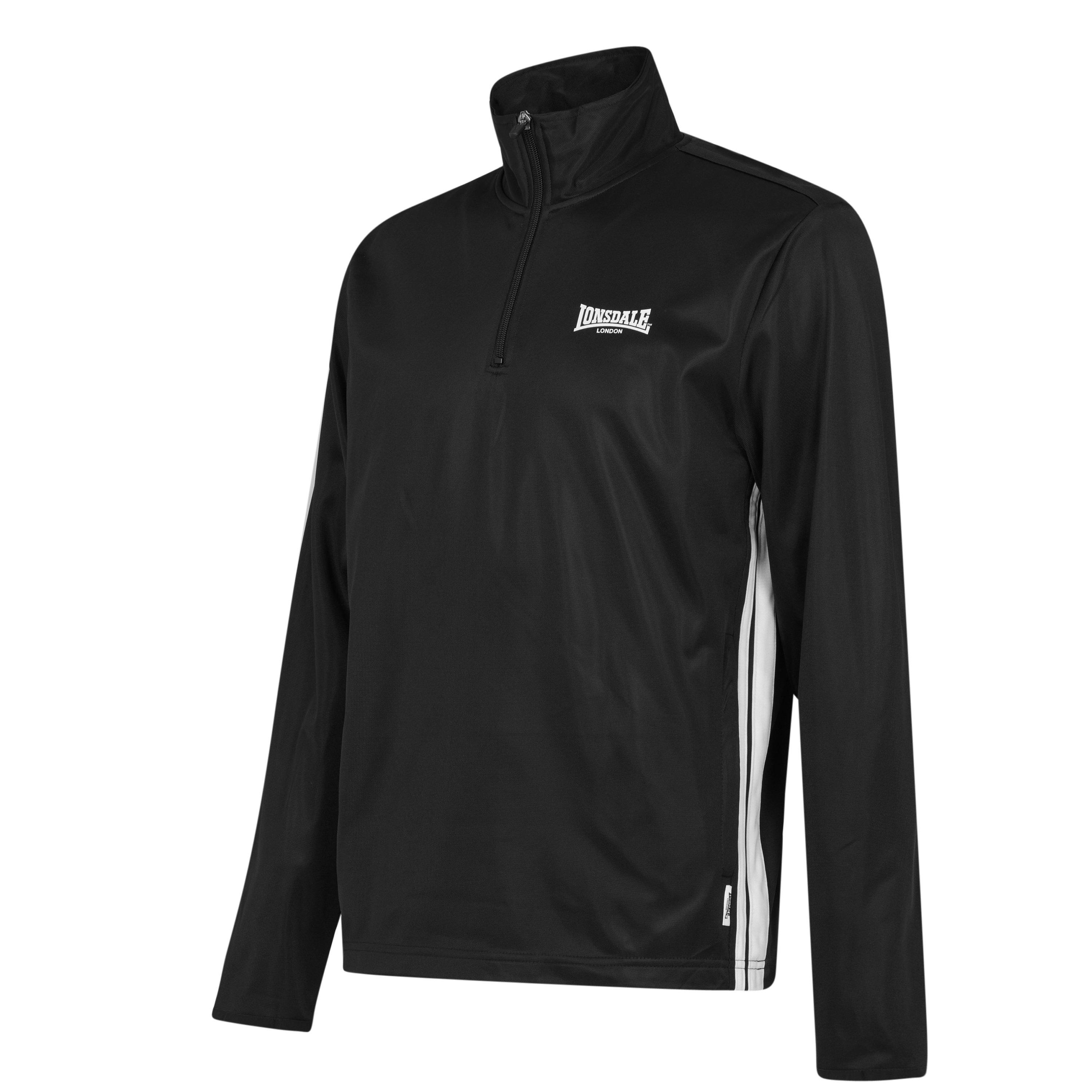 Nero - Lonsdale - 2S Quarter Zip Track Top Mens - 6