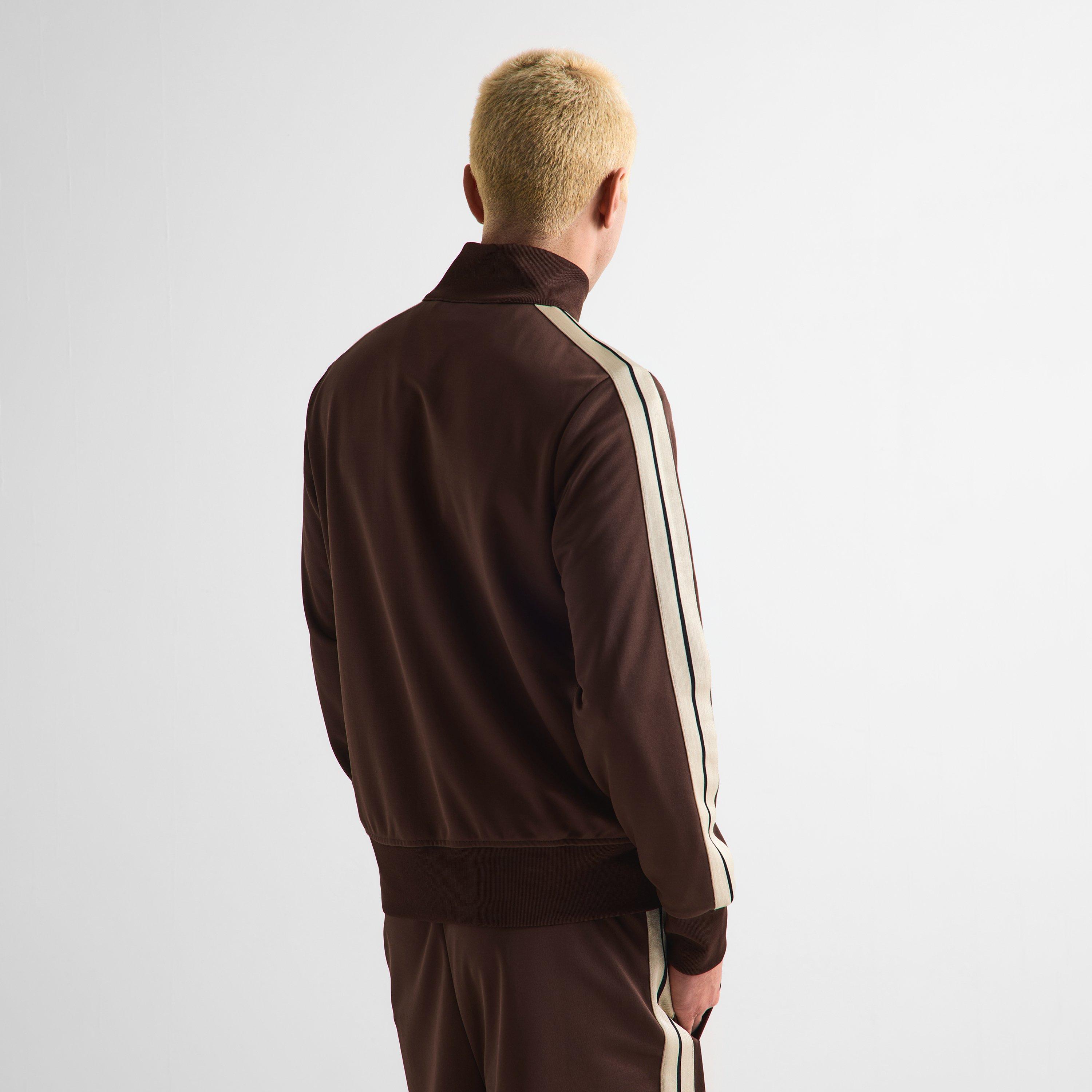 Brown - Palm Angels - Men's Tracksuit Top - 4