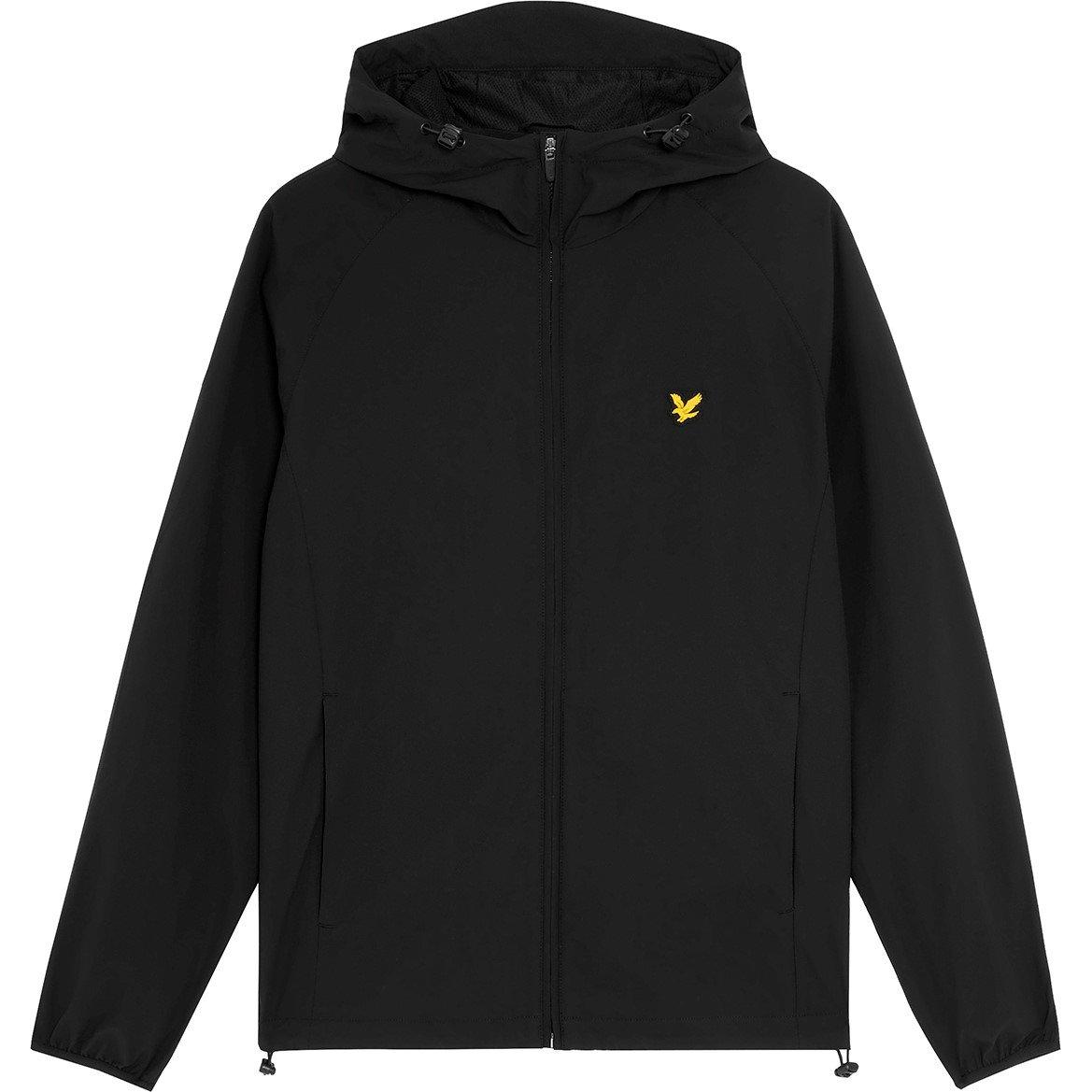 Lyle And Scott Men's Woven Zip Through Tracksuit Top - Jet Black Z865 - 2XL