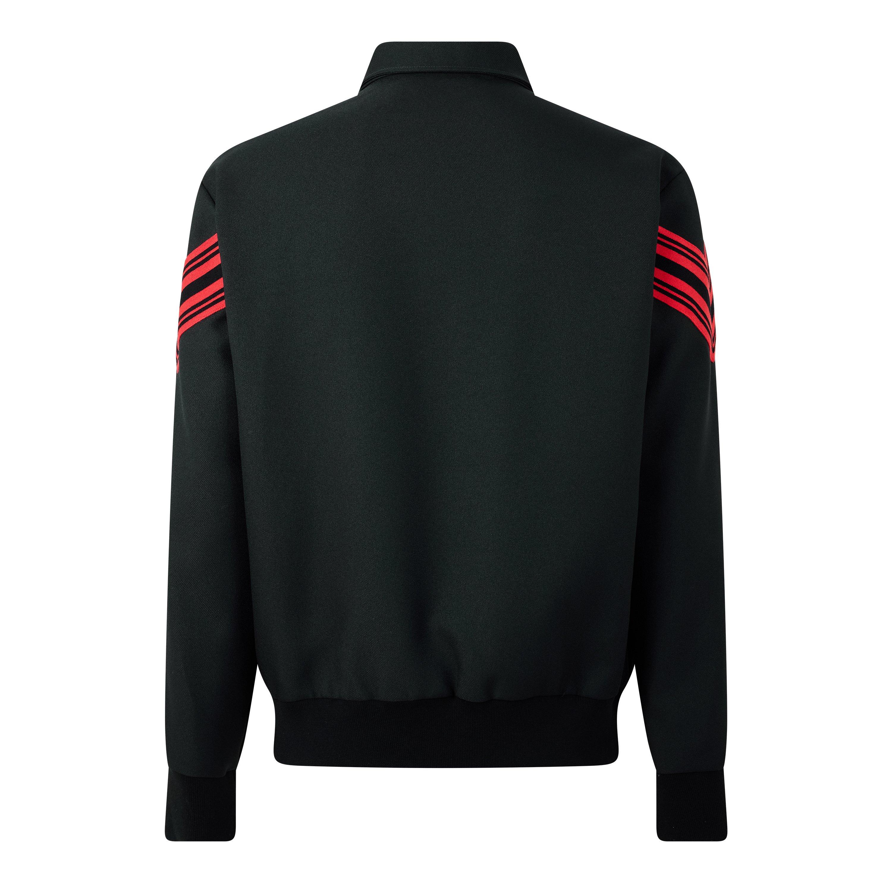 Black/Rosso - Valentino - Val Felpa Zip Jkt Sn64 - 2