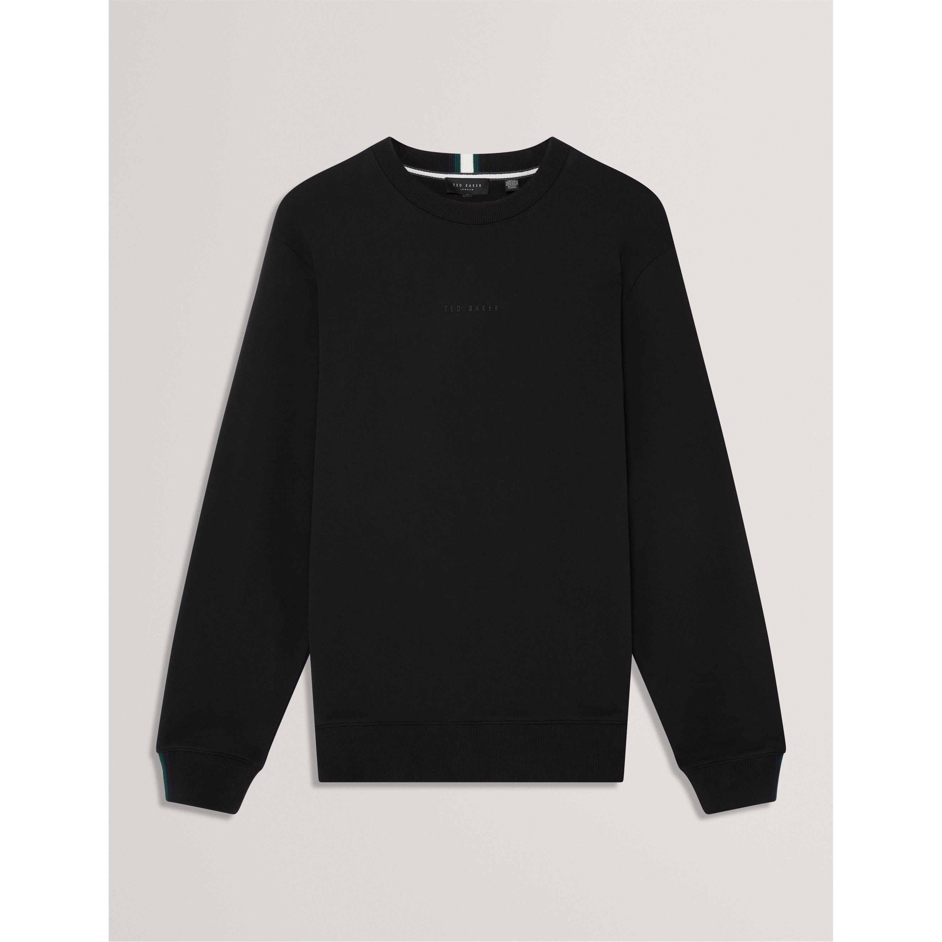 Ted Baker Men's Black Long-Sleeve Crew Tracksuit Top in Size XL, Sports Direct - Image 4