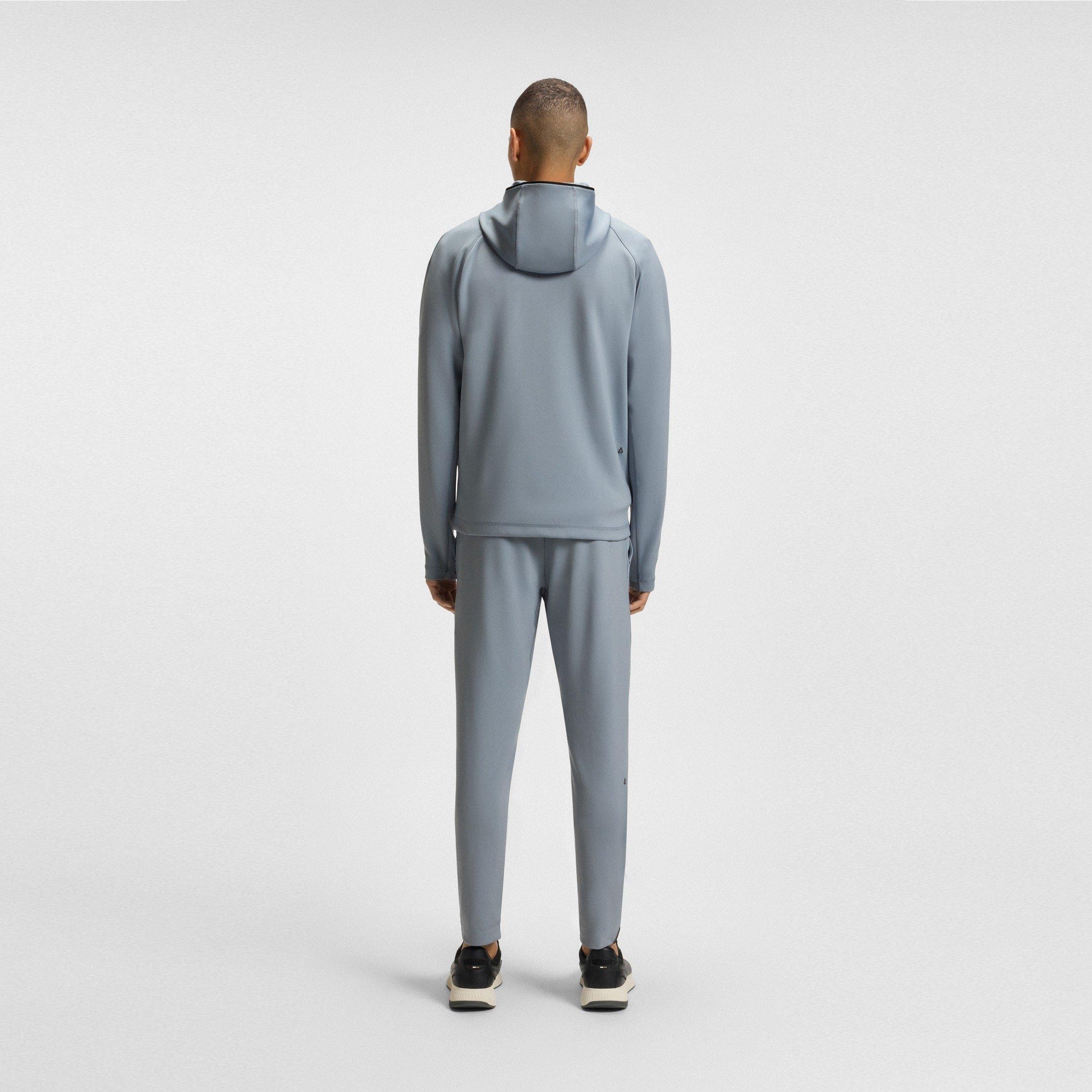 Dark Grey - Boss - Men's Sicon Active Moisture-Managing Hoodie - 3