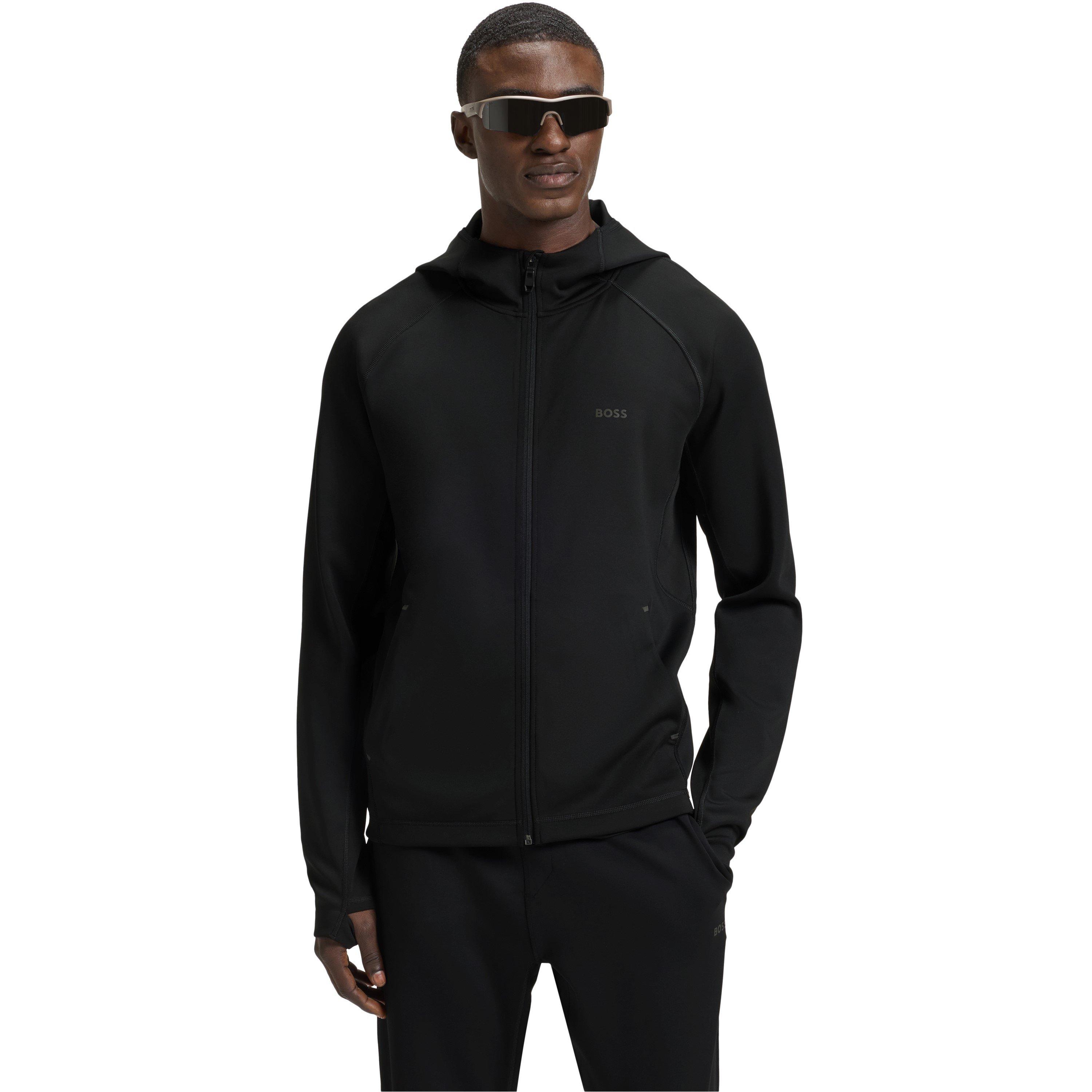 Black 001 - Boss - Sicon Active Moisture-Managing Hoodie - 2