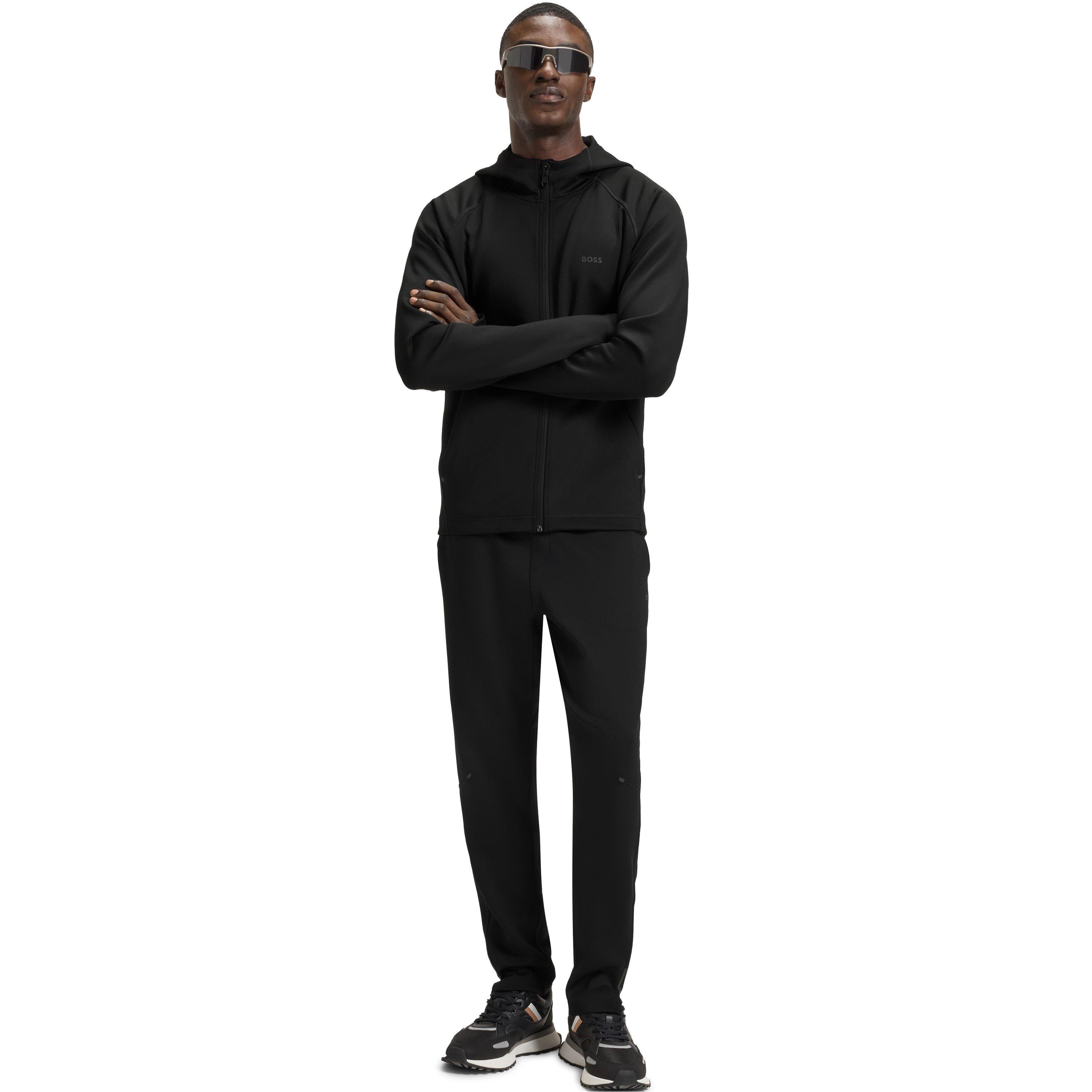 Black 001 - Boss - Sicon Active Moisture-Managing Hoodie - 6