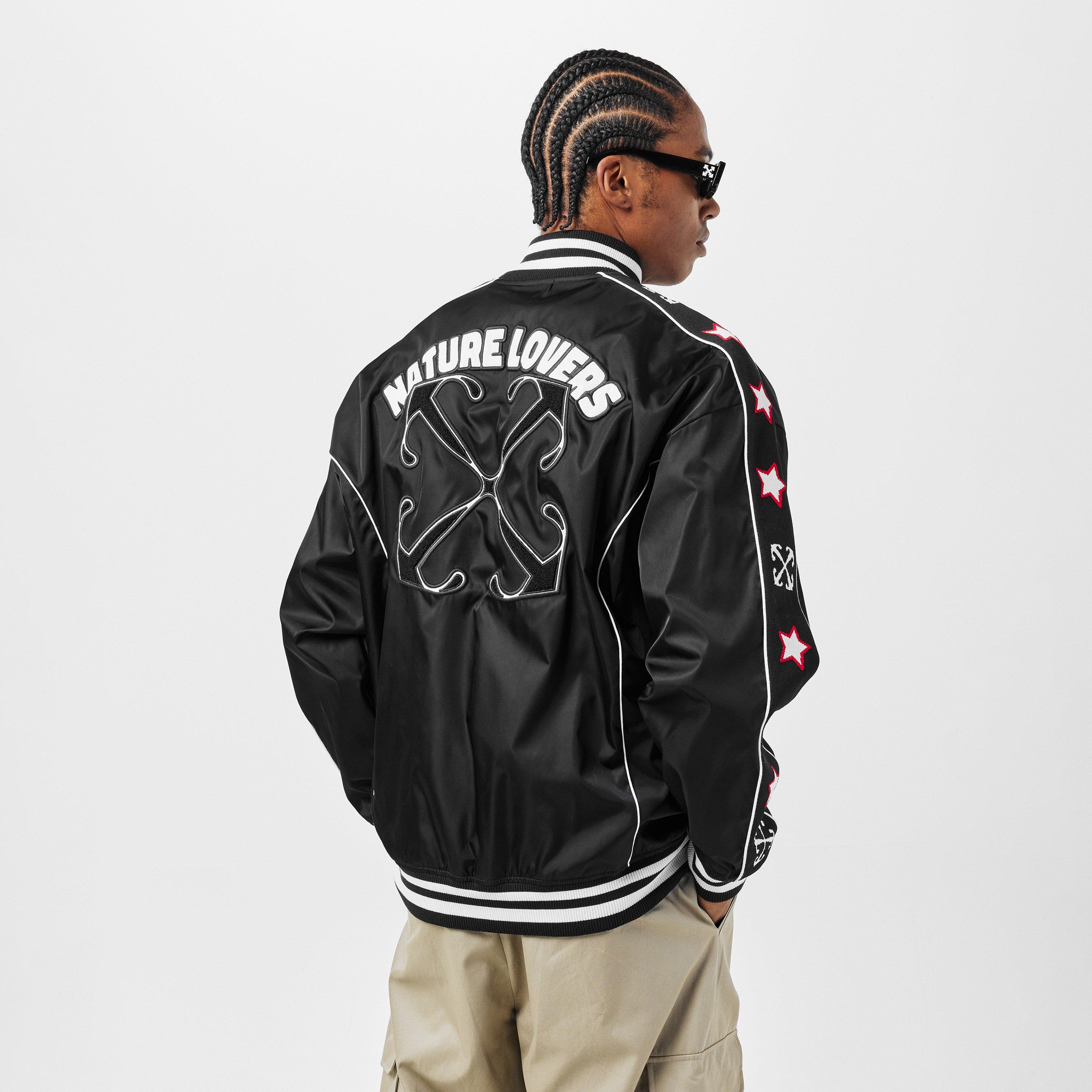 Black/White - Off White - Men's Tracksuit Top - 4