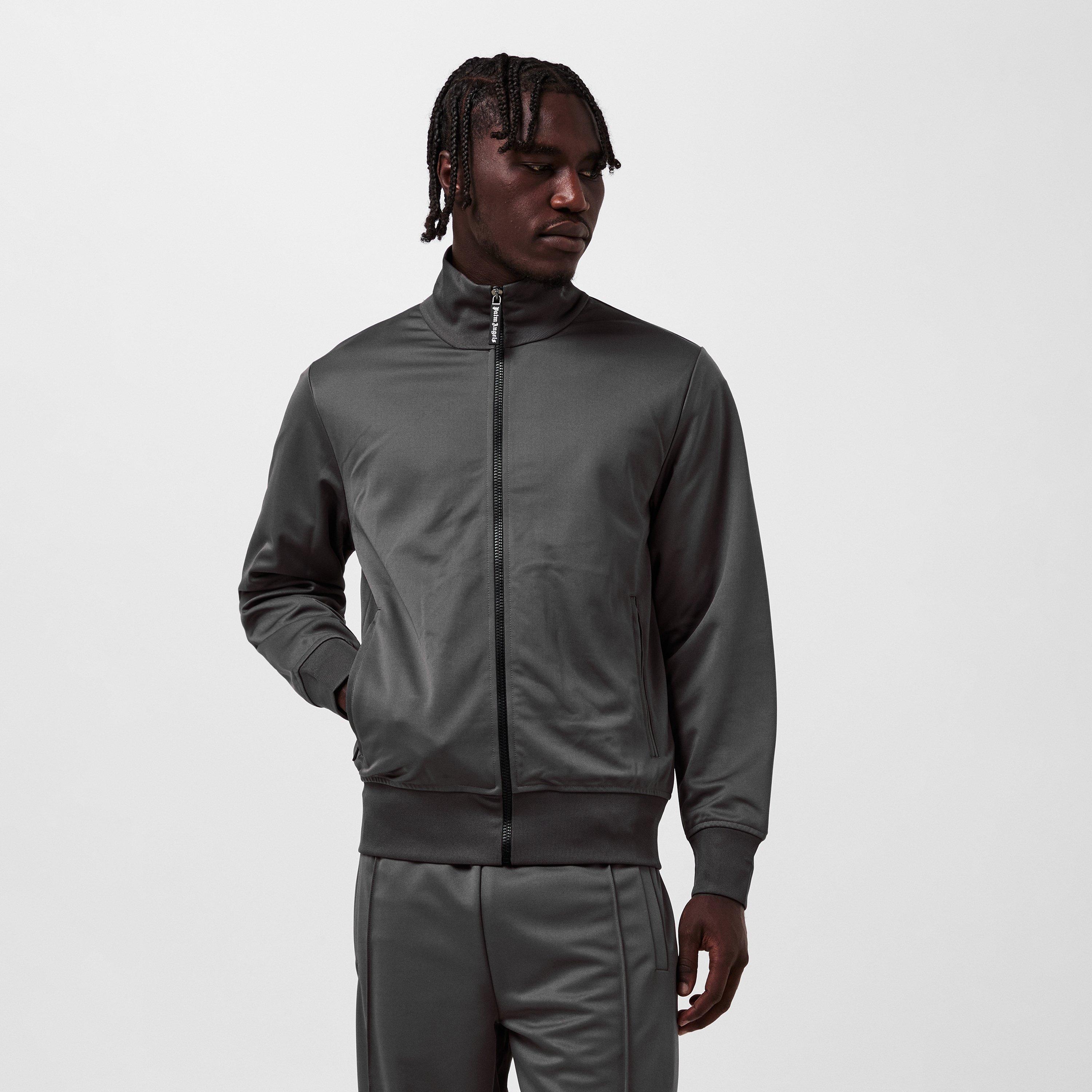 Dark Grey - Palm Angels - Men's Curve Tracksuit Top - 3