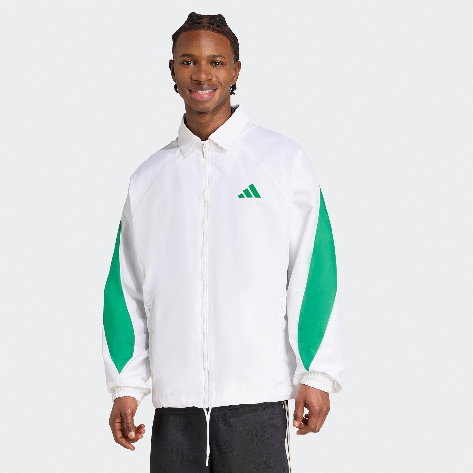 White/Green - adidas - Stadium Mens Tracktop - 2