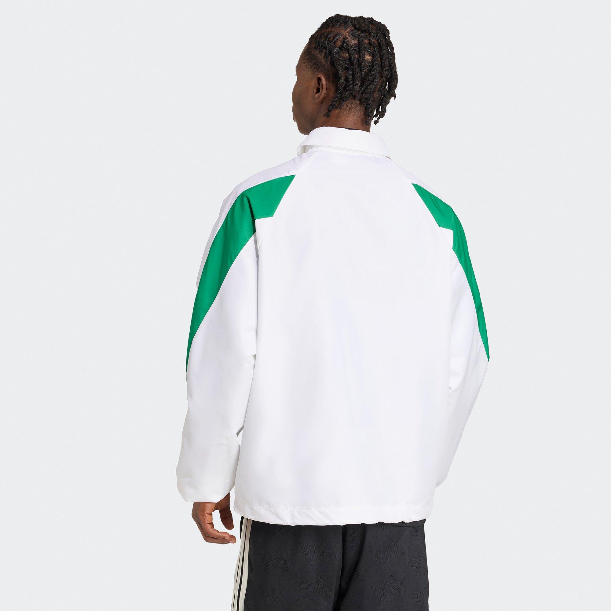 White/Green - adidas - Stadium Mens Tracktop - 4