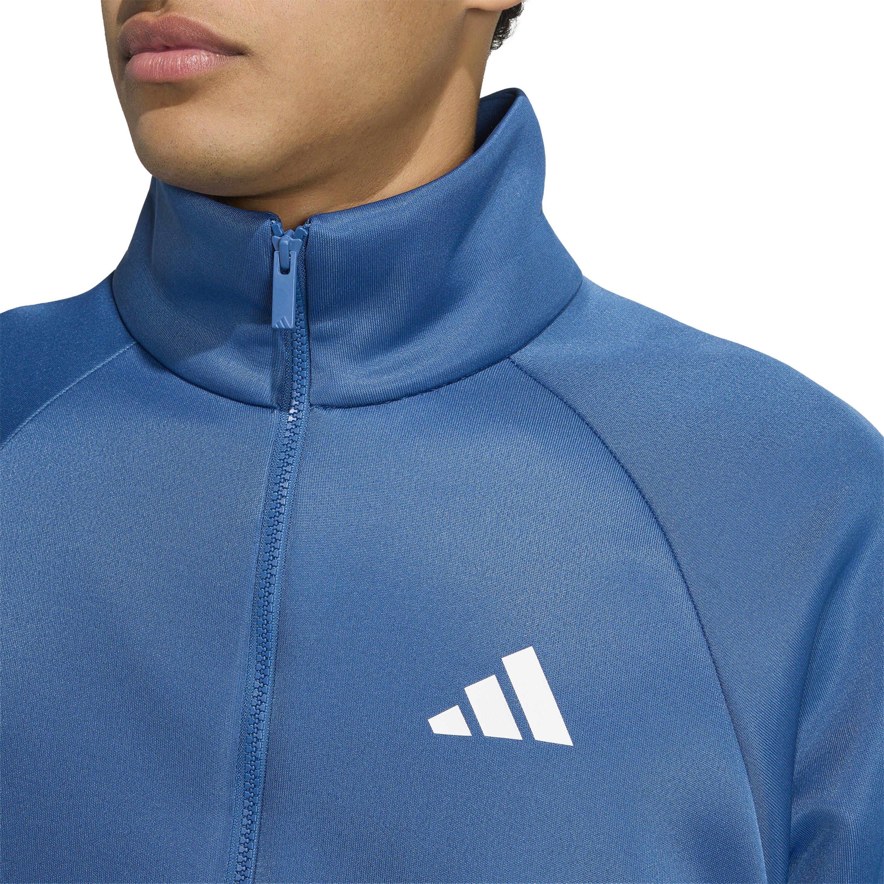 Petrol/Wht/Blue - adidas - Men's Stadium Tracksuit Top - 4